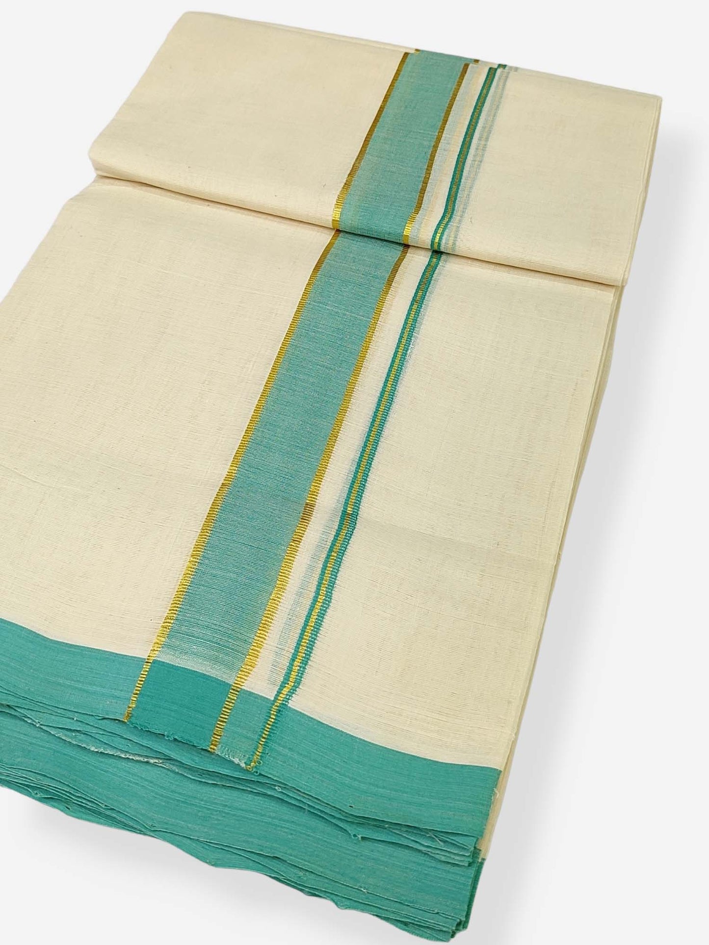Kerala Balaramapuram Handloom Mundu/Dhoti Pure Cotton
