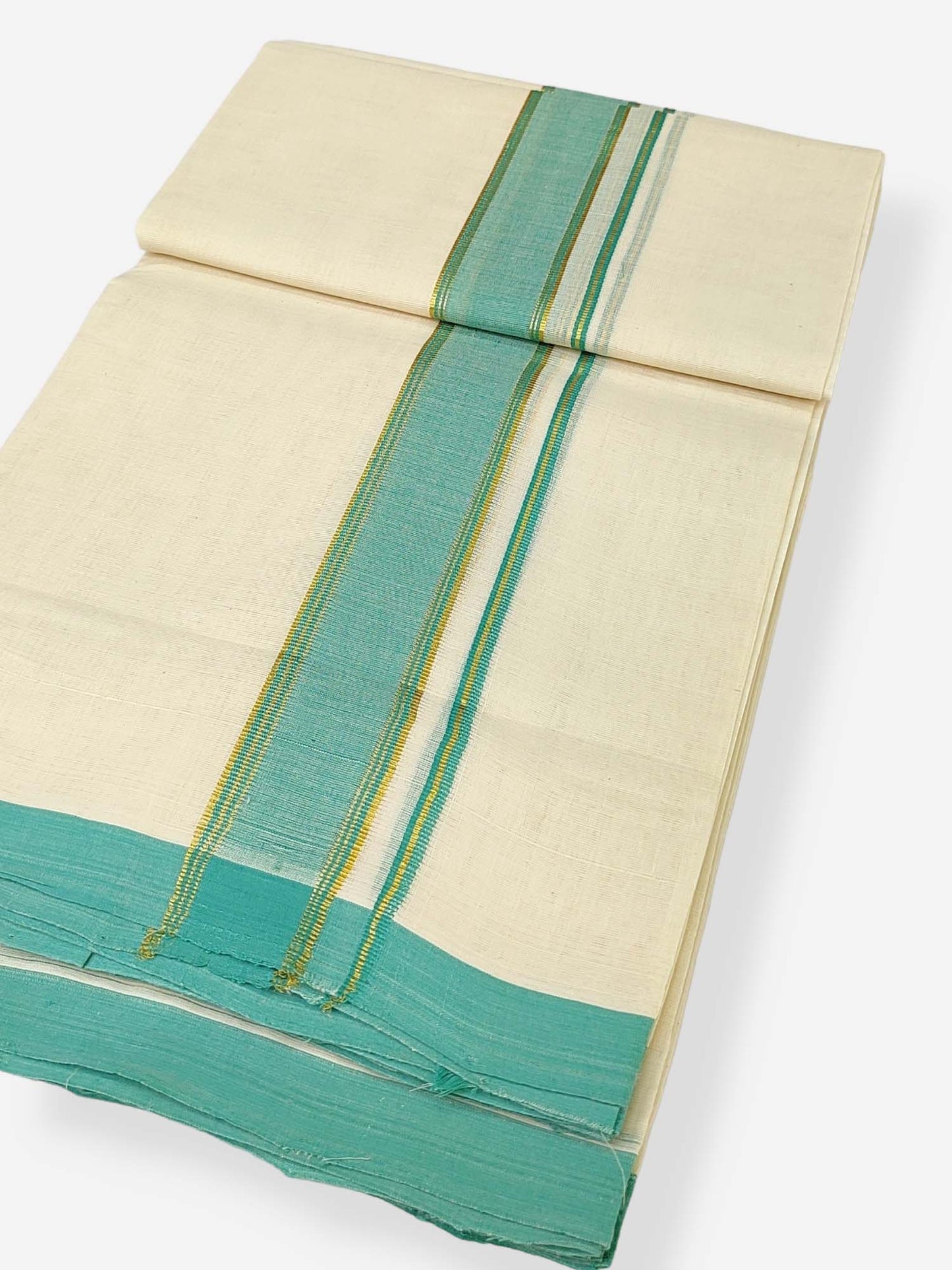 Kerala Balaramapuram Handloom Mundu/Dhoti Pure Cotton