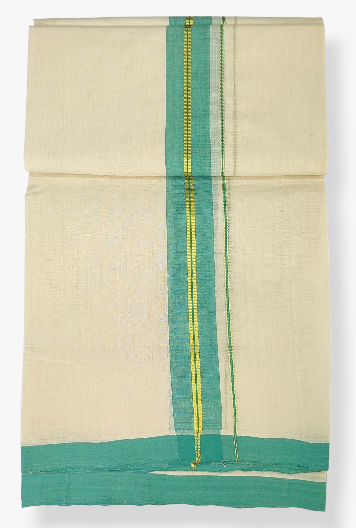 Kerala Balaramapuram Handloom Mundu/Dhoti Pure Cotton