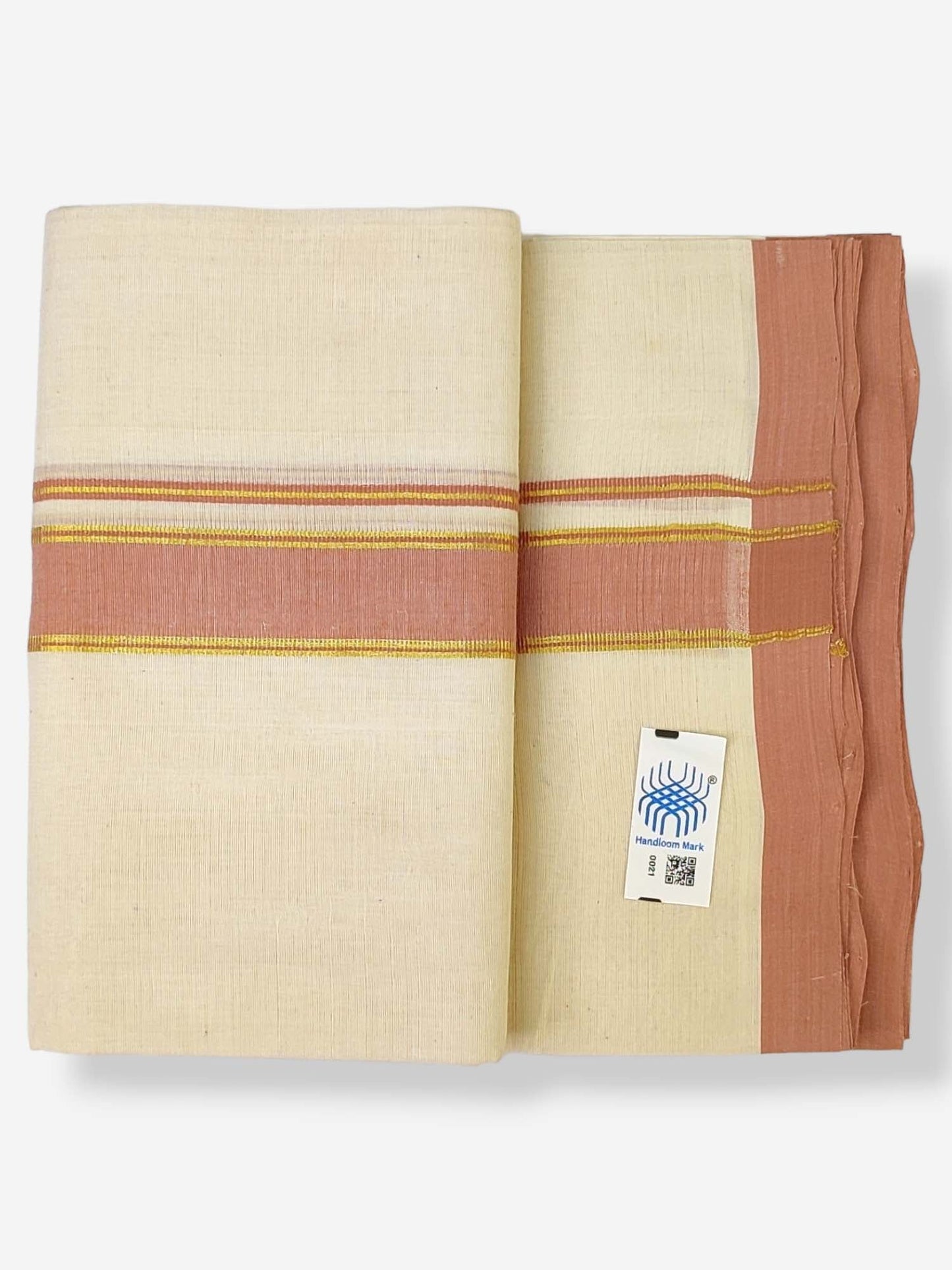 Kerala Balaramapuram Handloom Mundu/Dhoti Pure Cotton