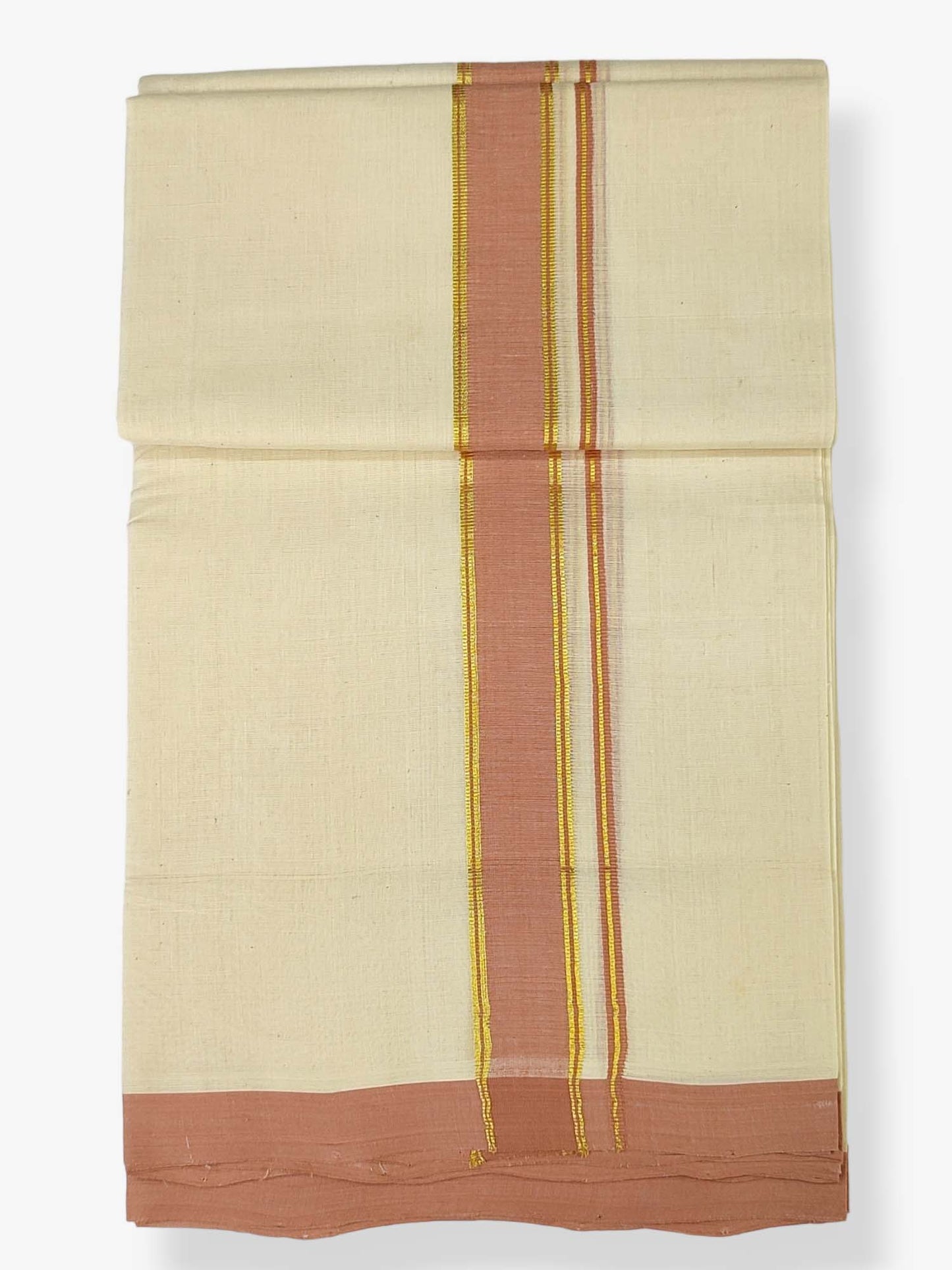 Kerala Balaramapuram Handloom Mundu/Dhoti Pure Cotton