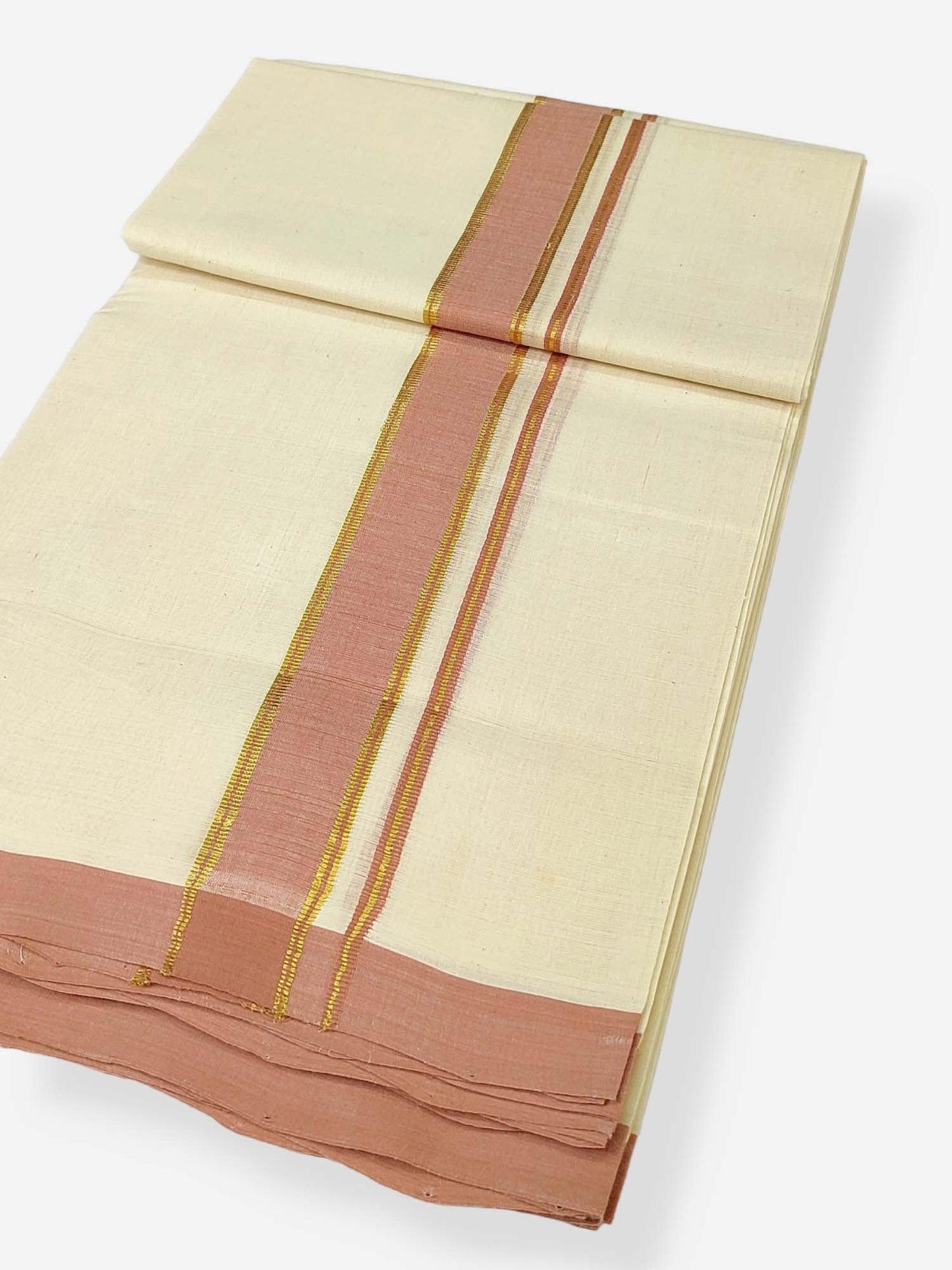Kerala Balaramapuram Handloom Mundu/Dhoti Pure Cotton