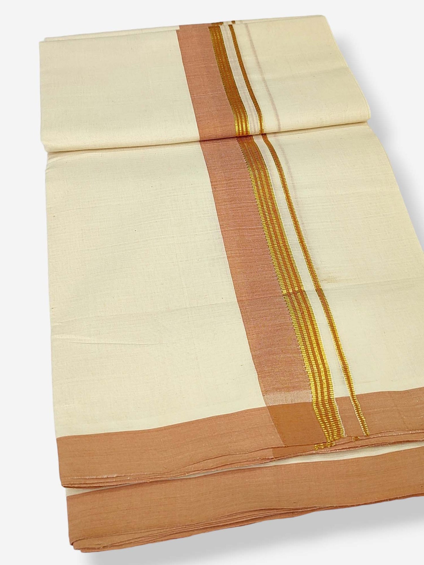 Kerala Balaramapuram Handloom Mundu/Dhoti Pure Cotton