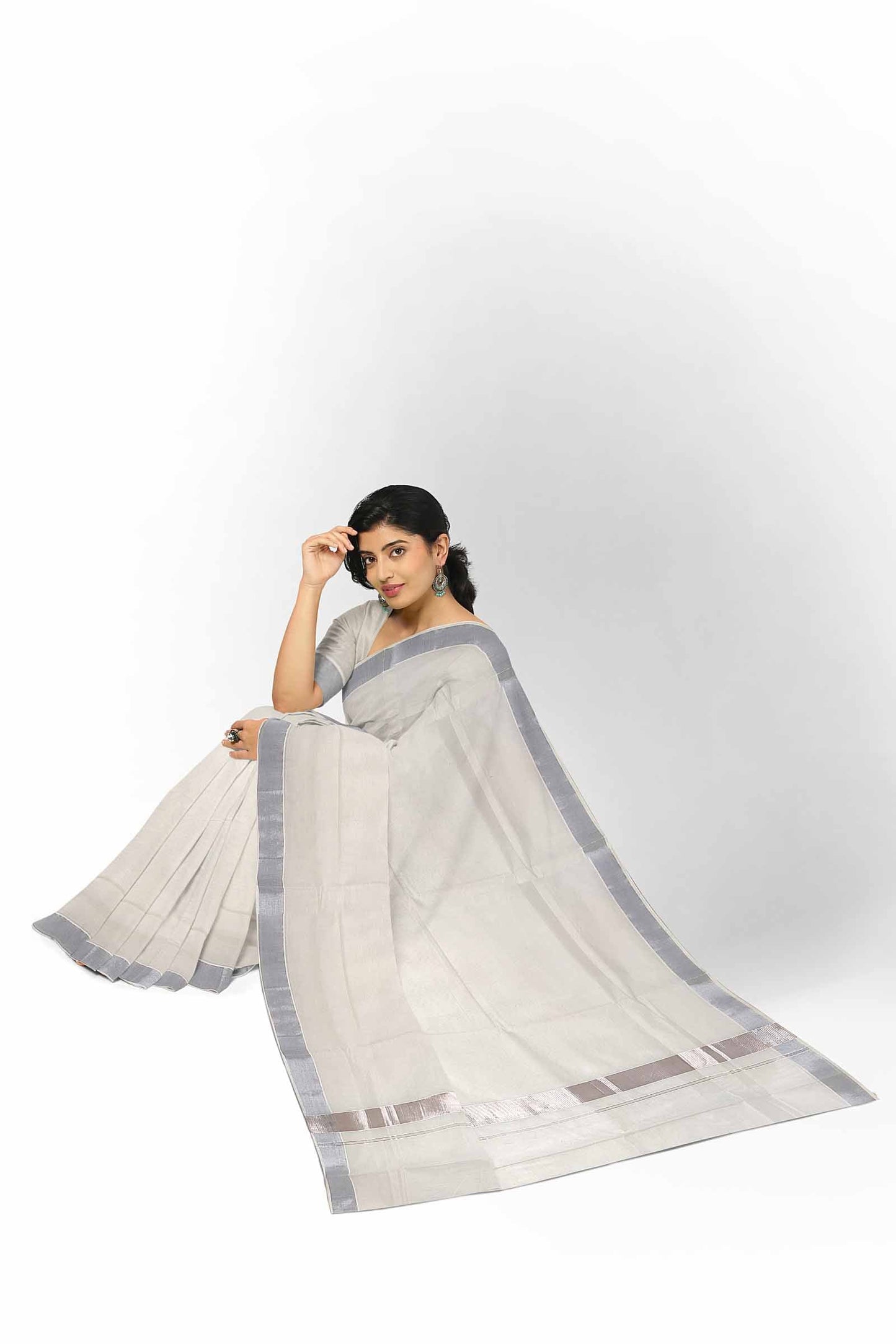 Kerala Kasavu Saree for Women