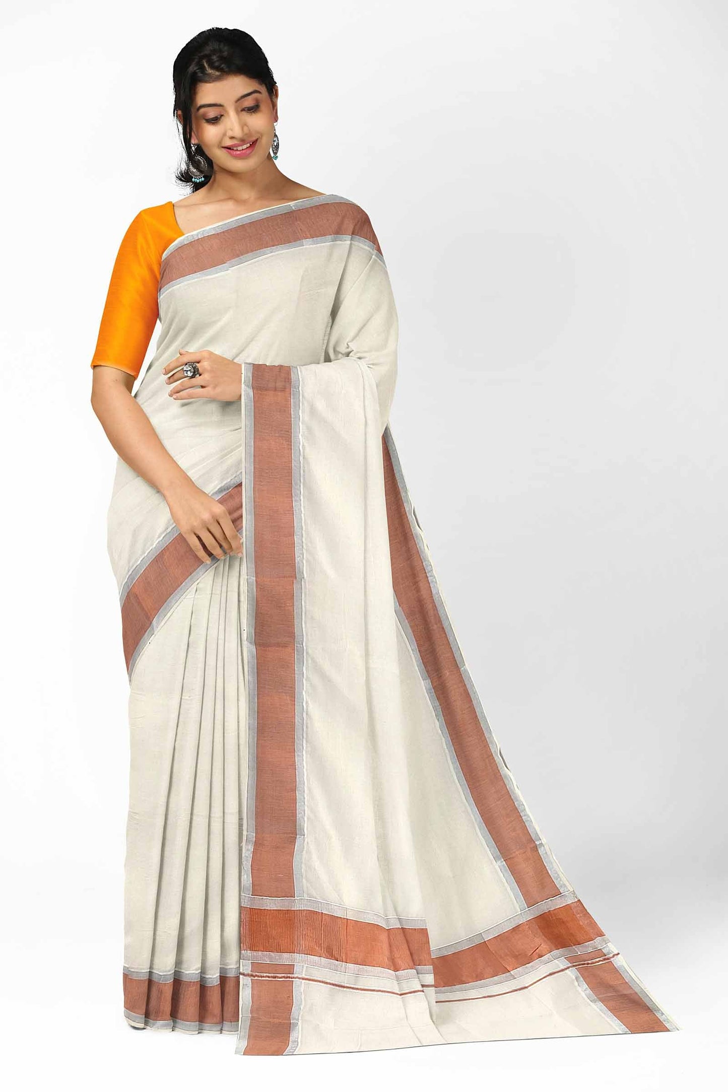 Kerala Kasavu Saree for Women