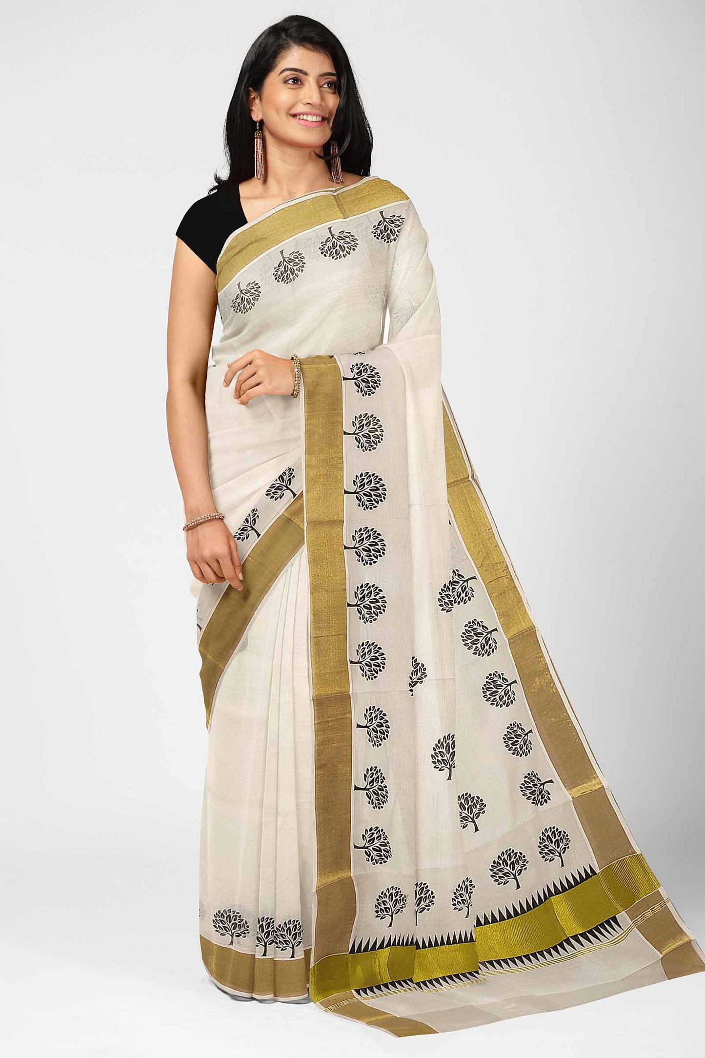 Kerala Printed Saree for Women