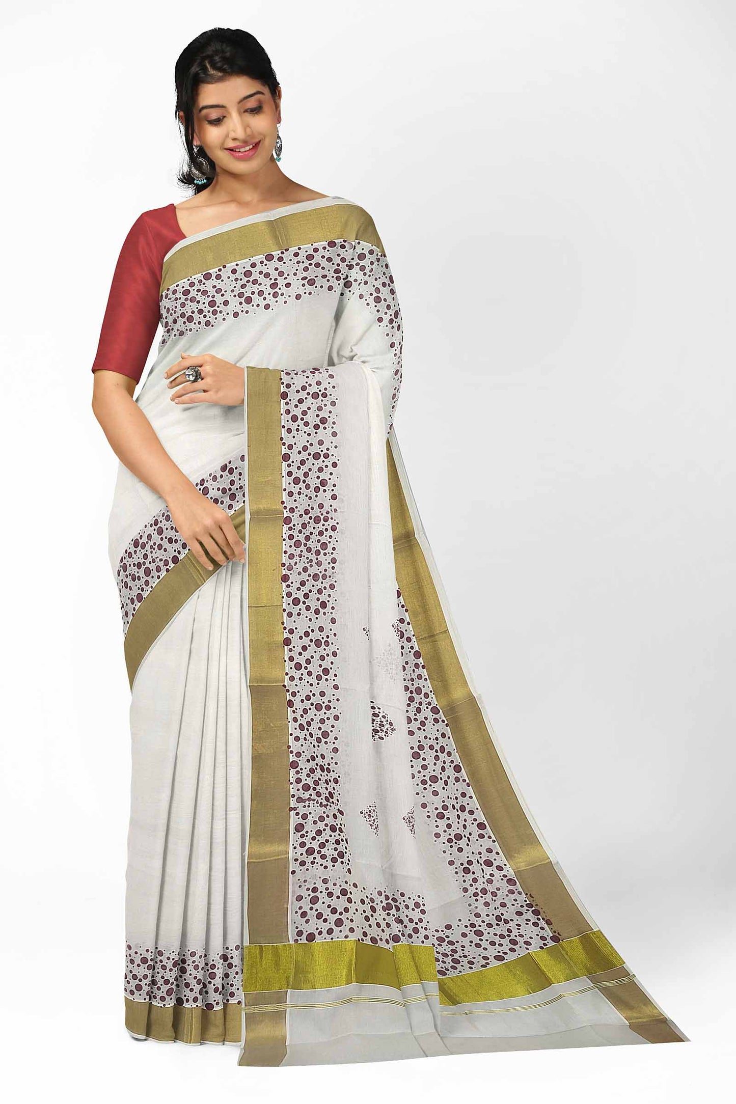Kerala Printed Saree for Women