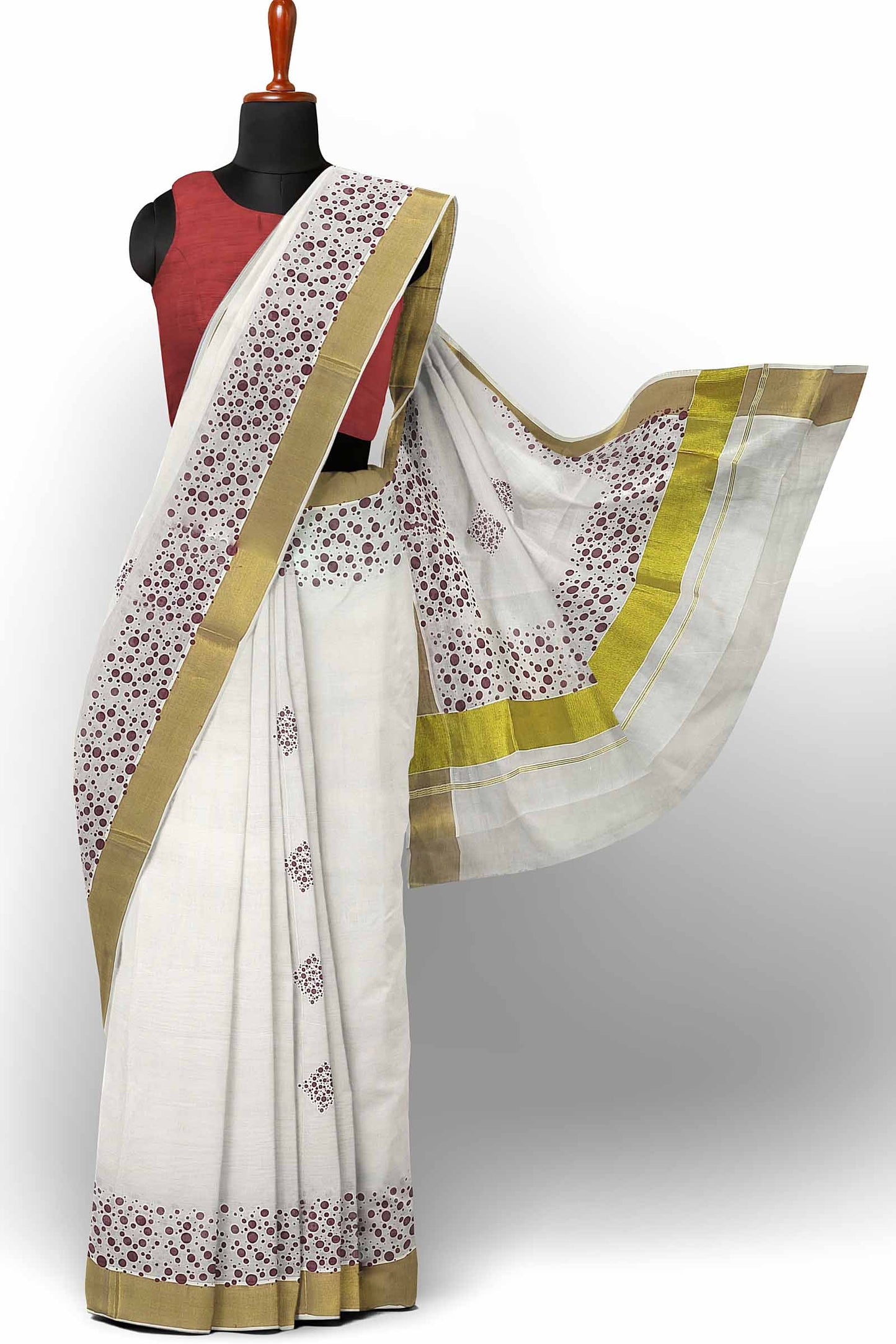 Kerala Printed Saree for Women