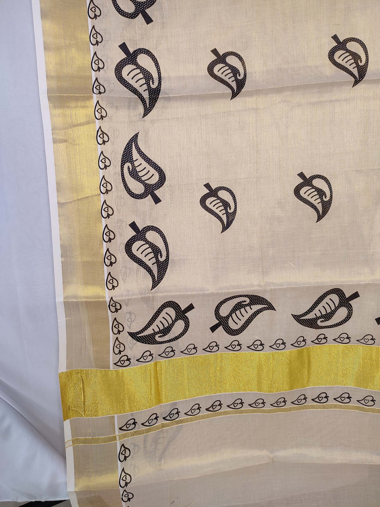 Kerala Tissue Printed Saree for Women