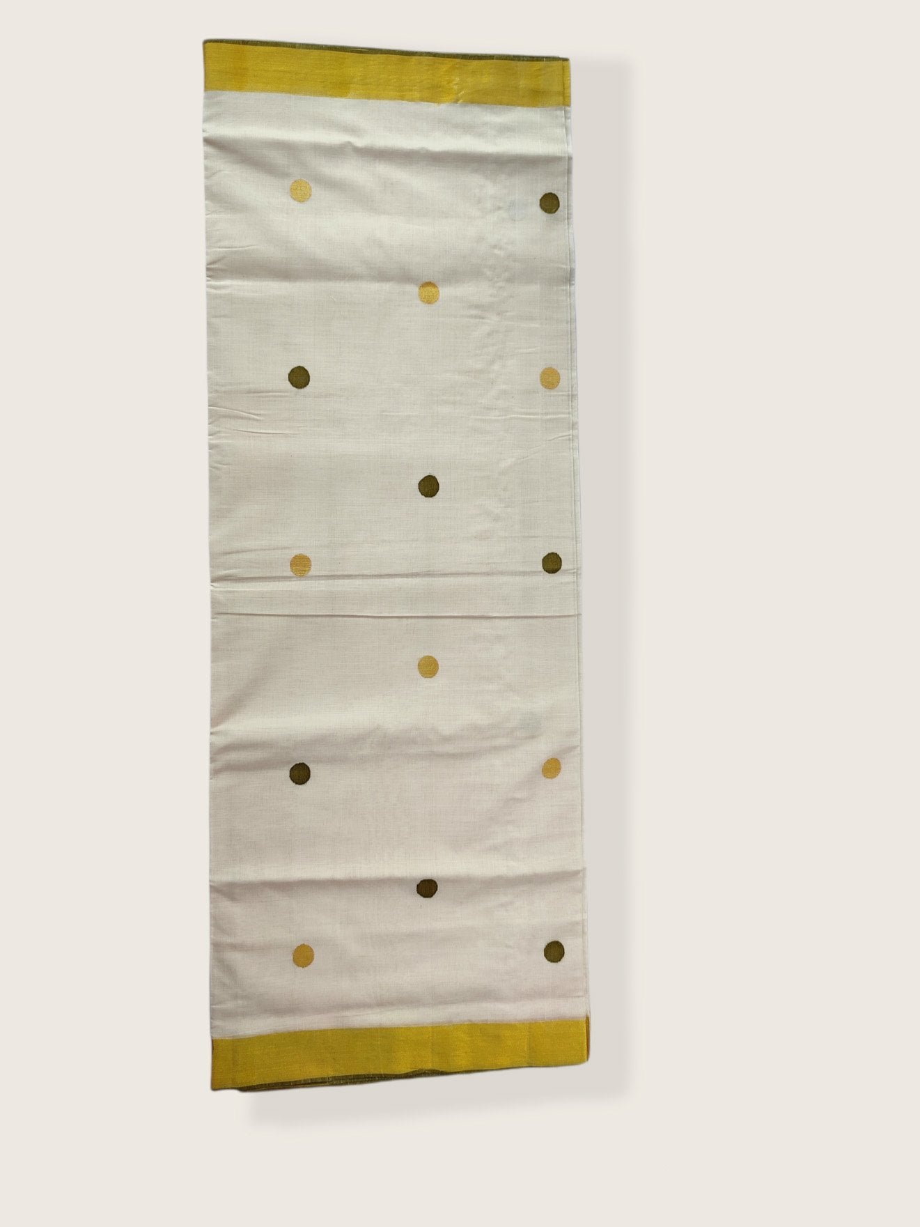 Kerala Kasavu Saree Premium Balaramapuram Handloom with Handwoven Parrot Motiff