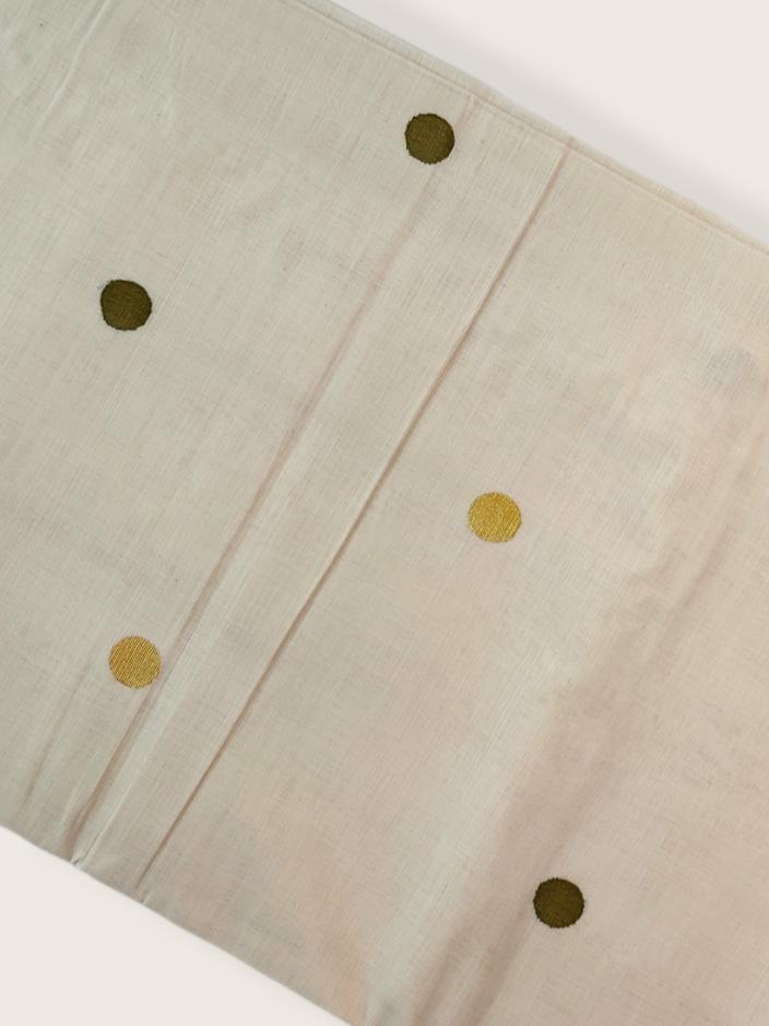 Kerala Kasavu Saree Premium Balaramapuram Handloom with Handwoven Parrot Motiff