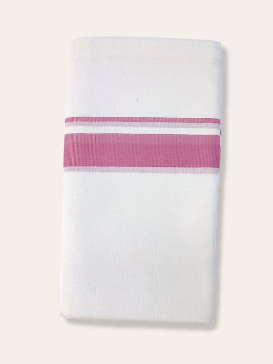 Cotton White Dhoti/Mundu for Men