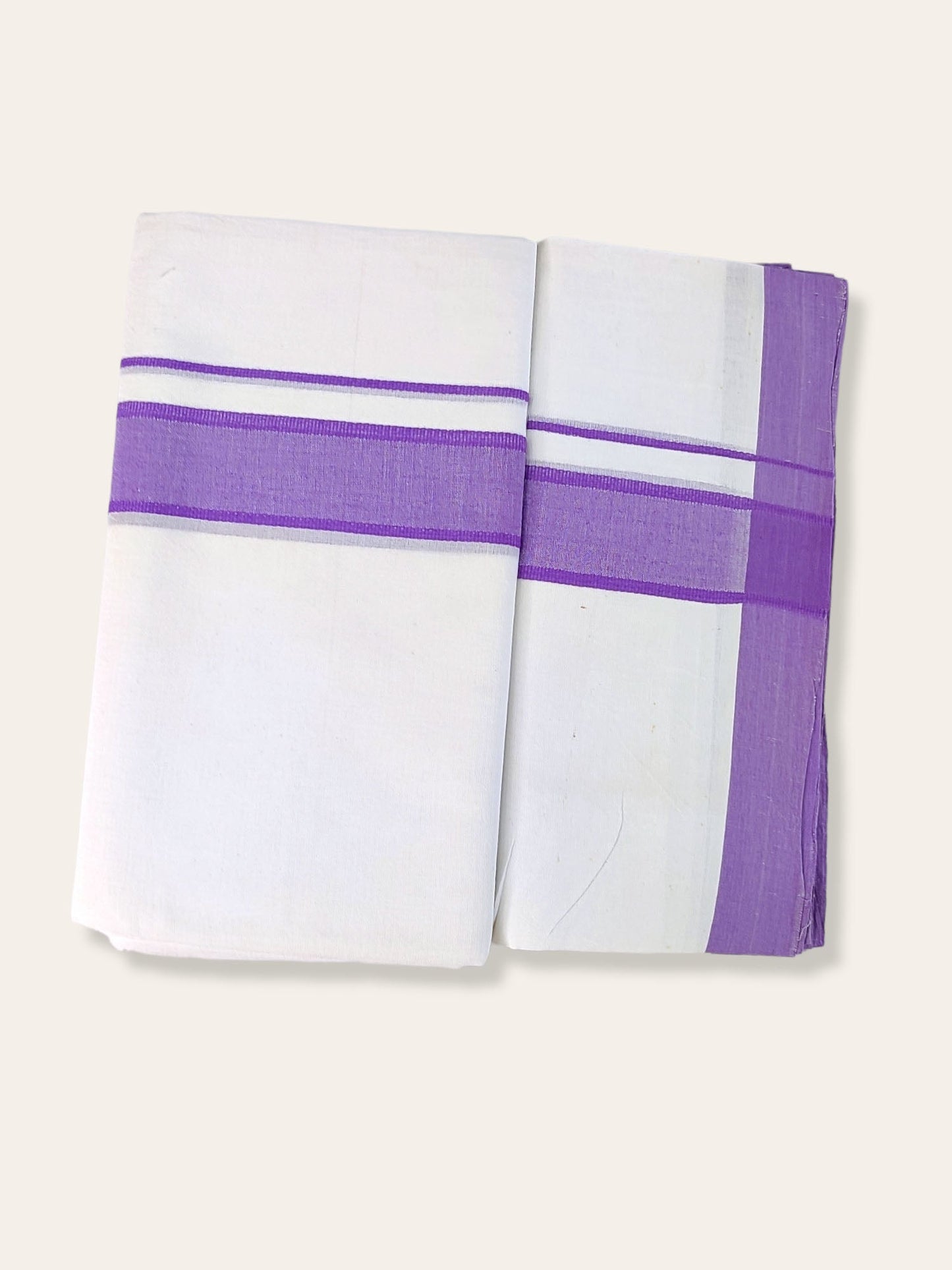Cotton White Dhoti/Mundu for Men