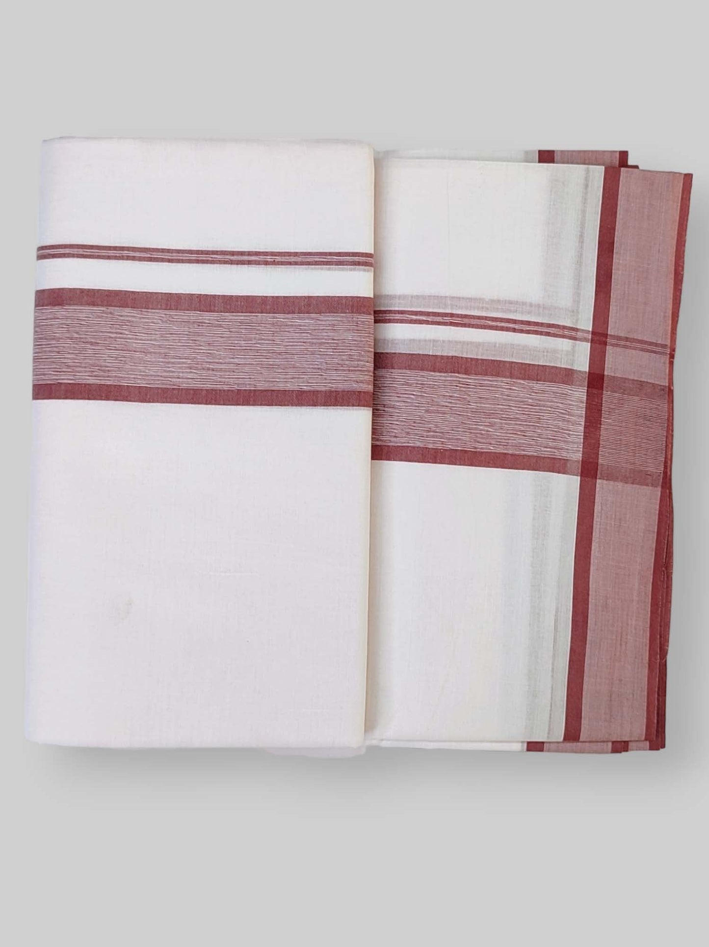 Cotton White Dhoti/Mundu for Men