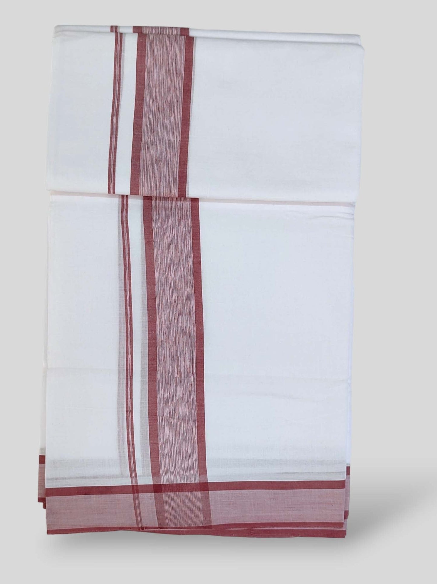 Cotton White Dhoti/Mundu for Men