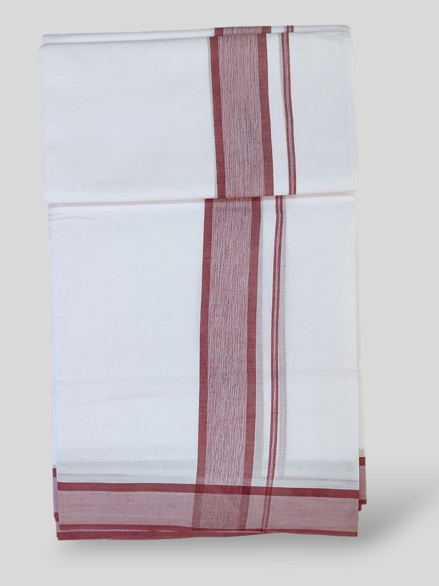 Cotton White Dhoti/Mundu for Men