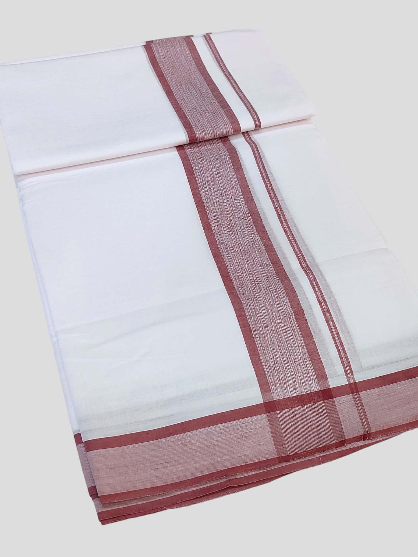 Cotton White Dhoti/Mundu for Men