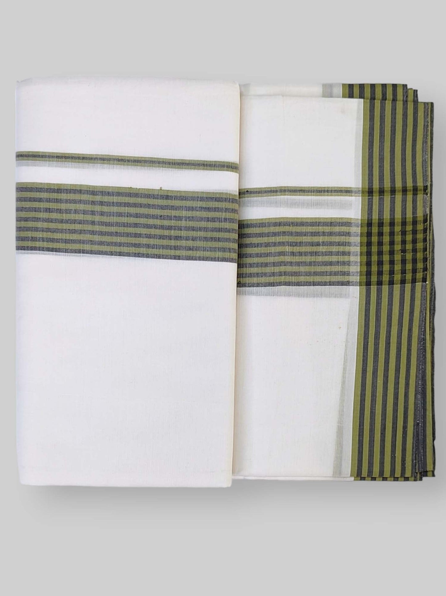 Cotton White Dhoti/Mundu for Men