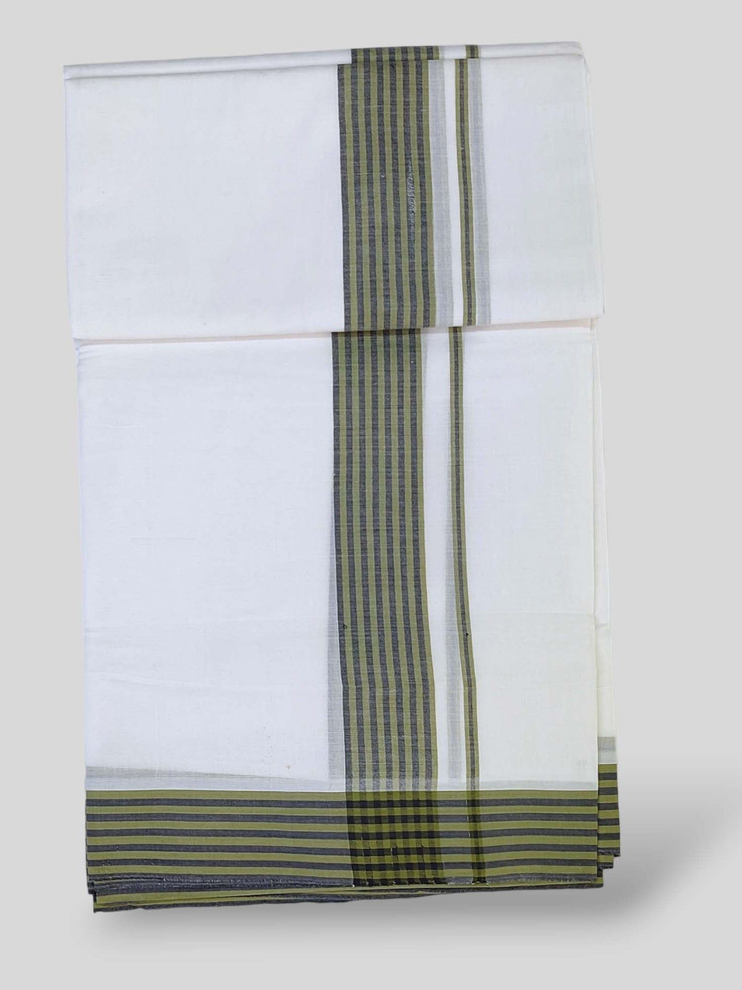 Cotton White Dhoti/Mundu for Men