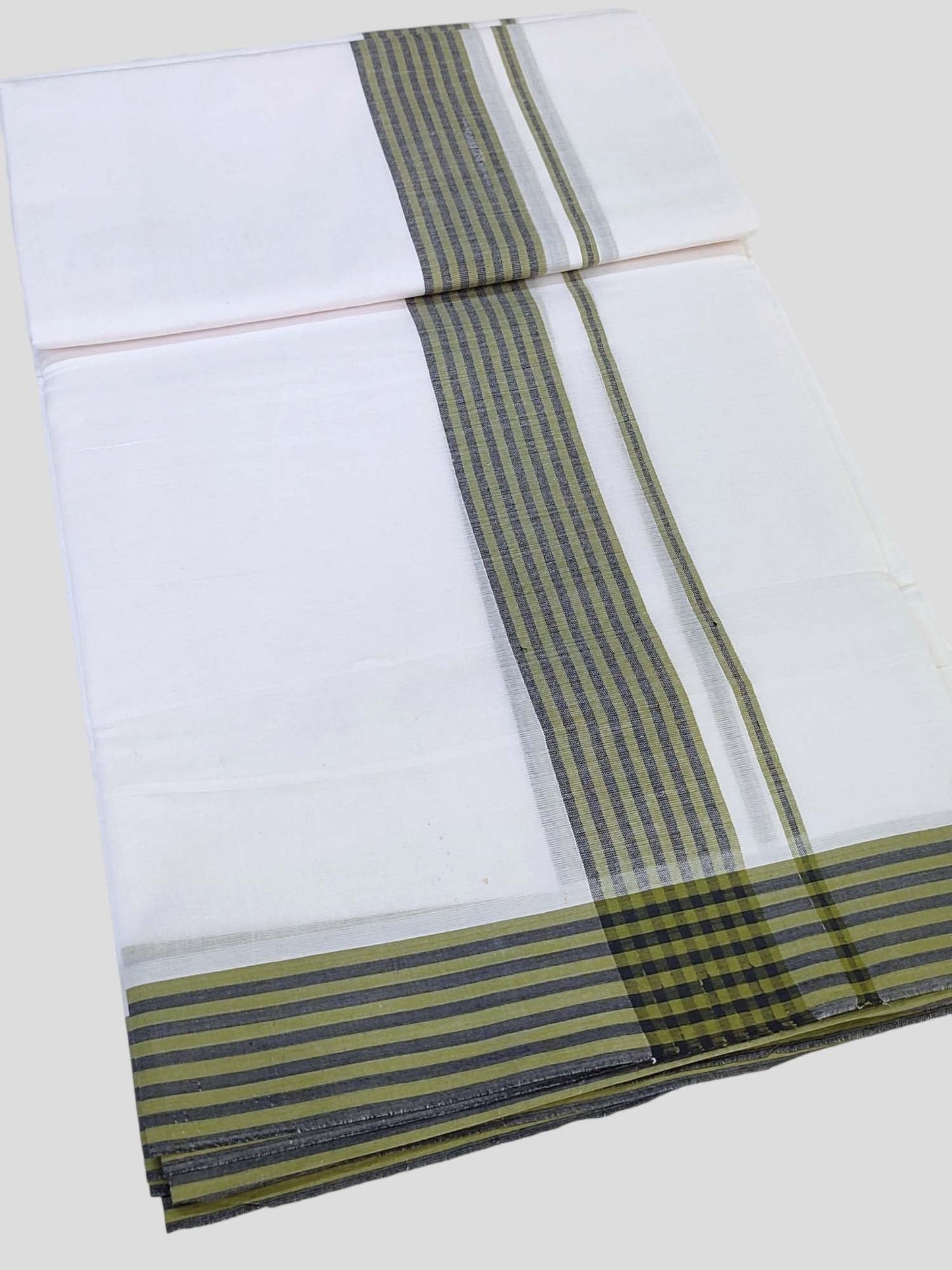 Cotton White Dhoti/Mundu for Men
