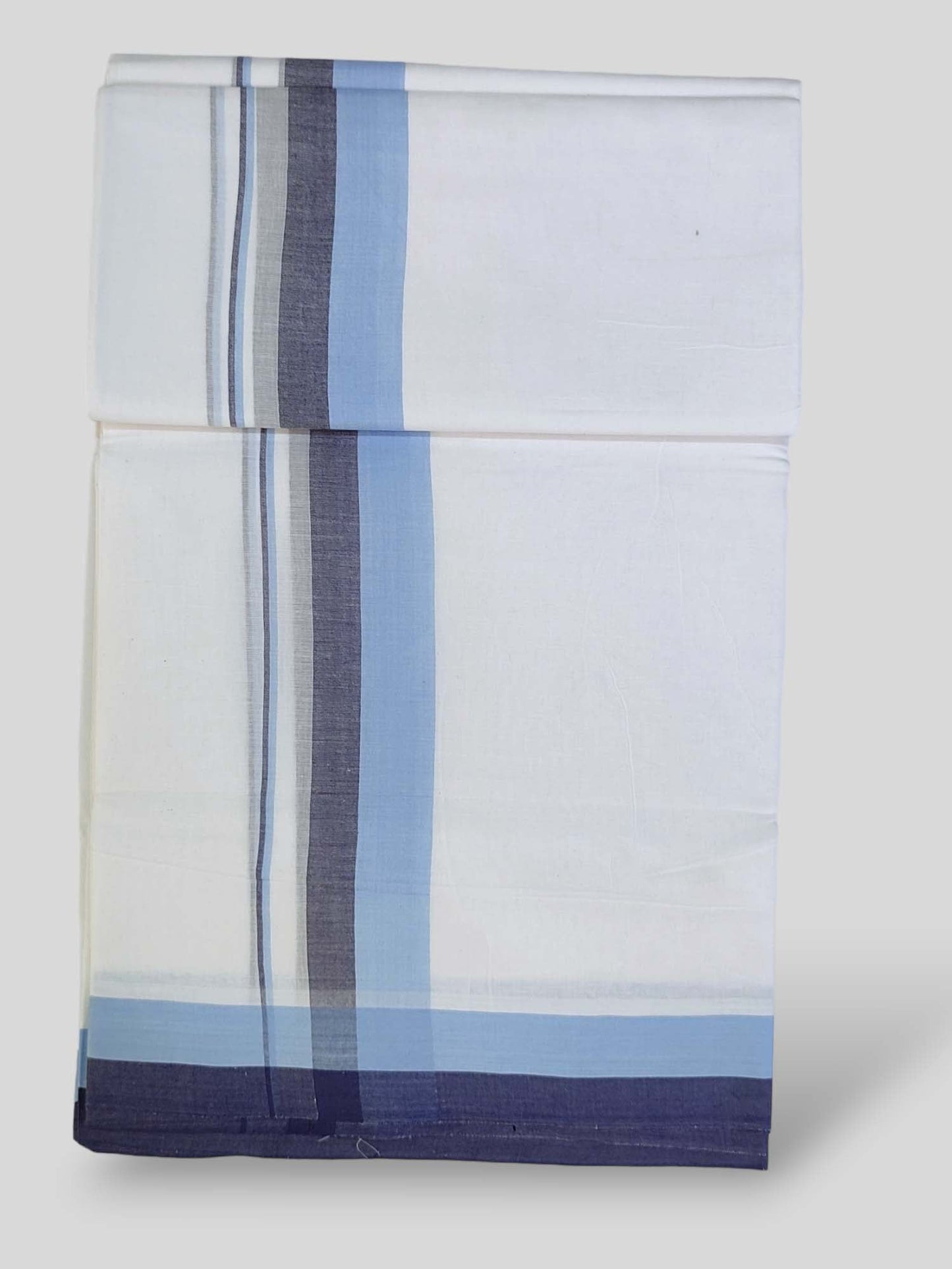 Cotton White Dhoti/Mundu for Men
