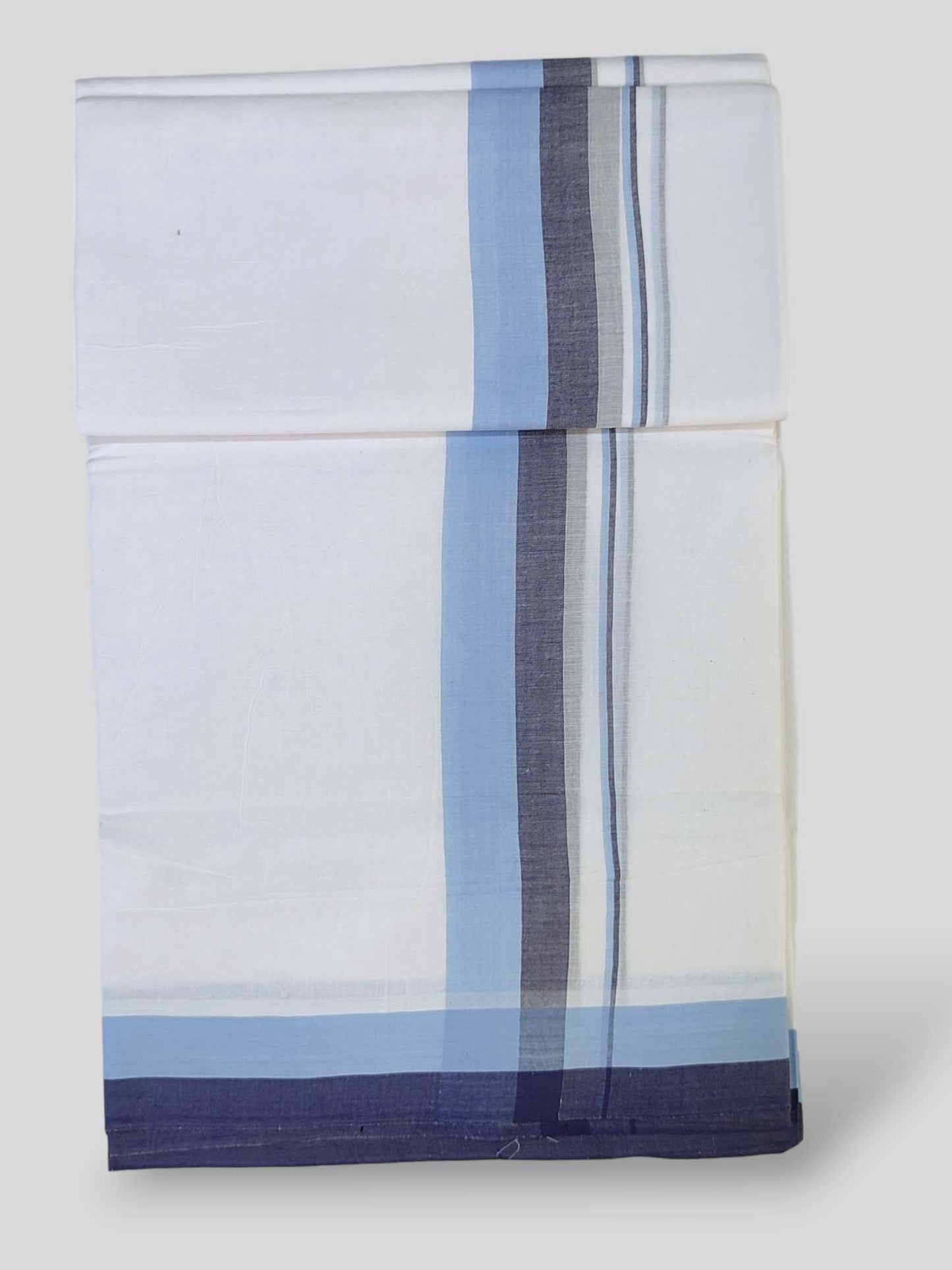 Cotton White Dhoti/Mundu for Men