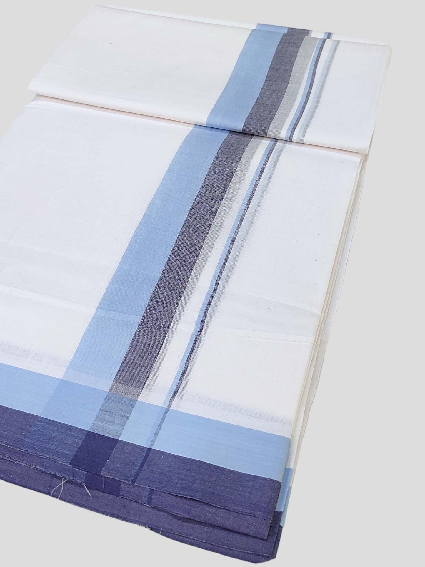 Cotton White Dhoti/Mundu for Men