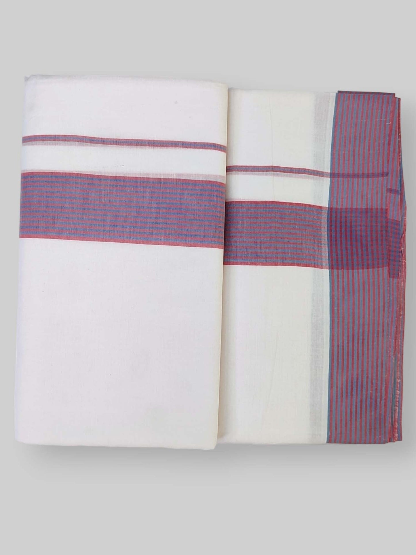 Cotton White Dhoti/Mundu for Men