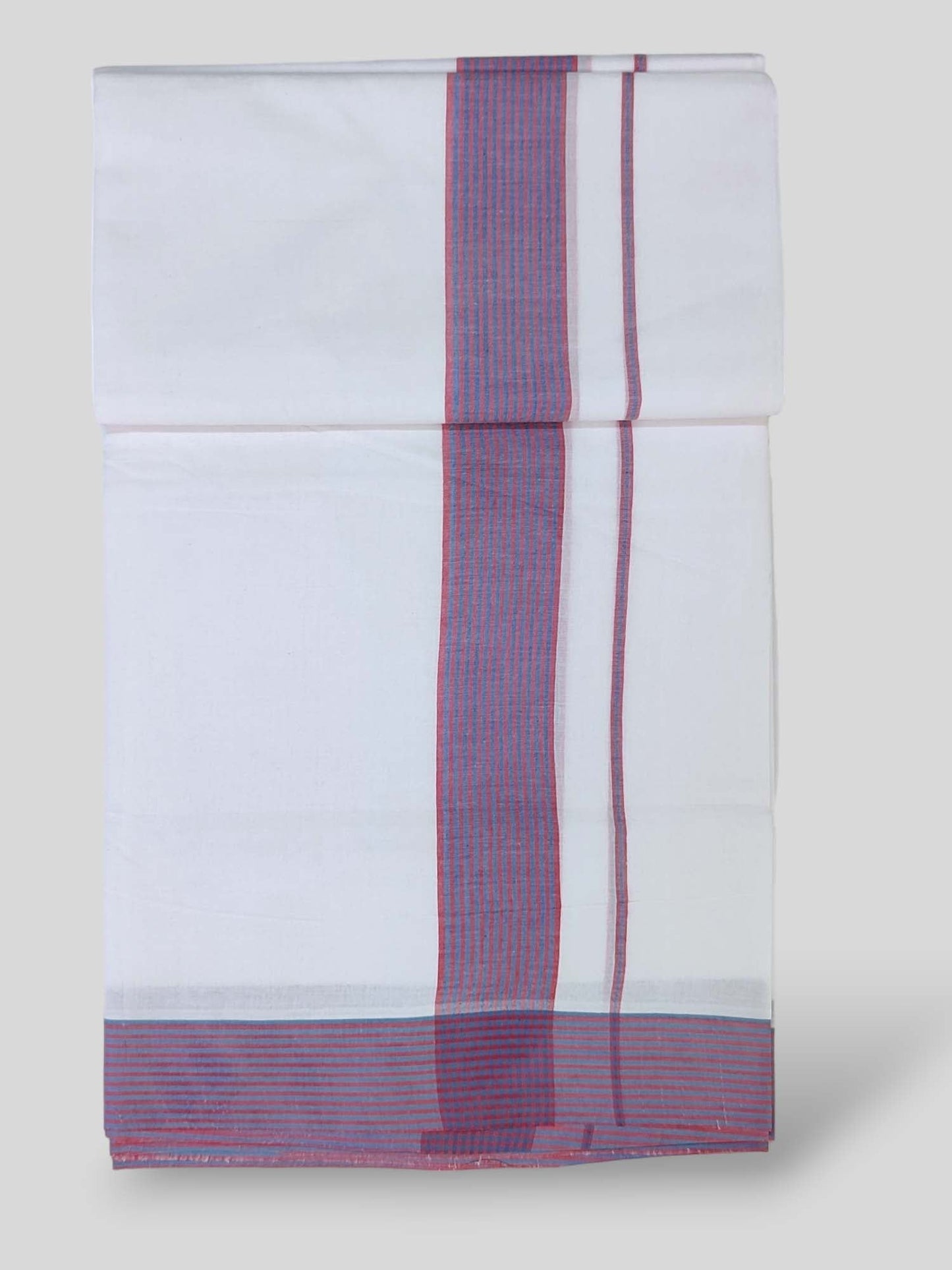 Cotton White Dhoti/Mundu for Men