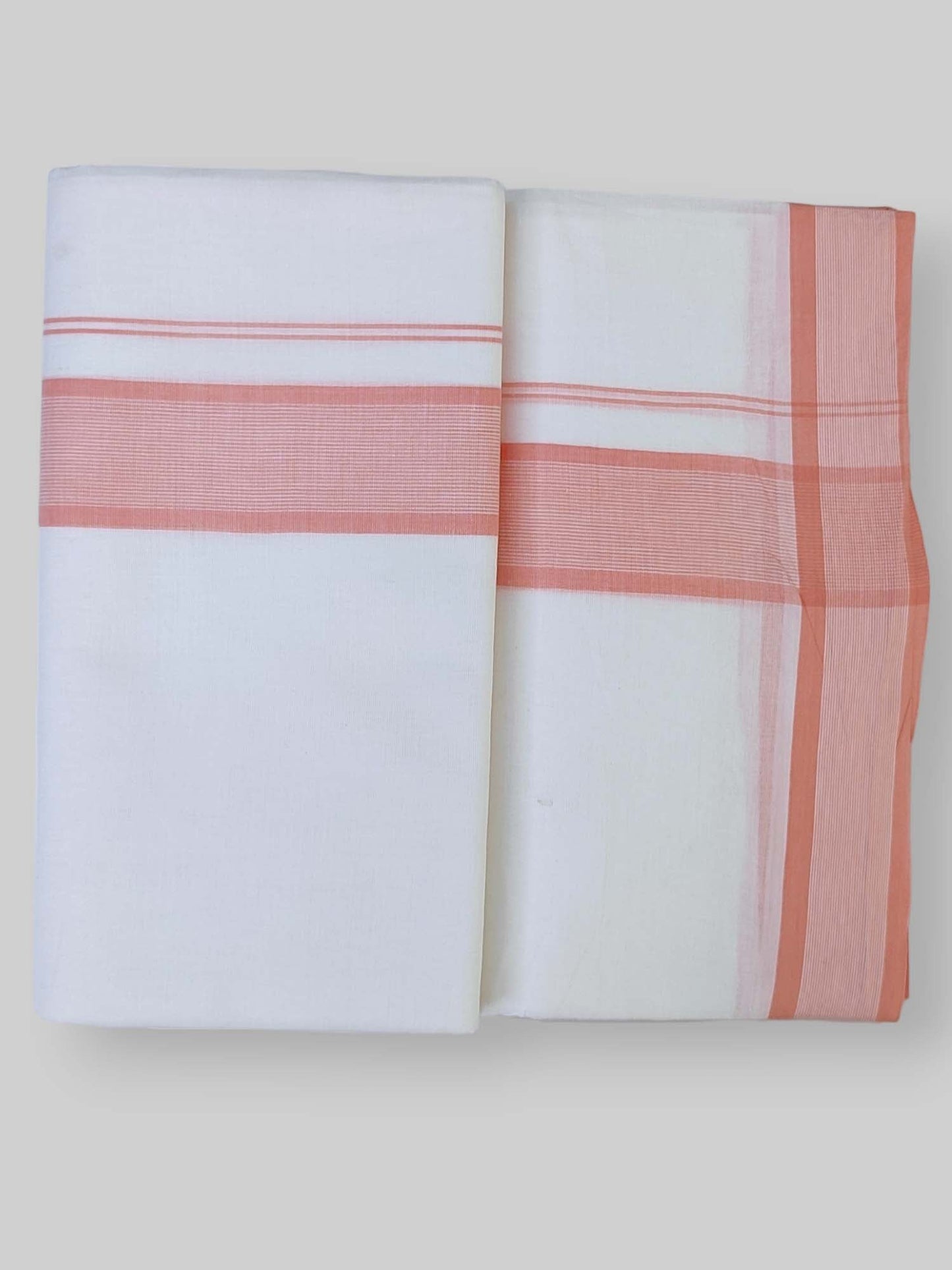 Cotton White Dhoti/Mundu for Men