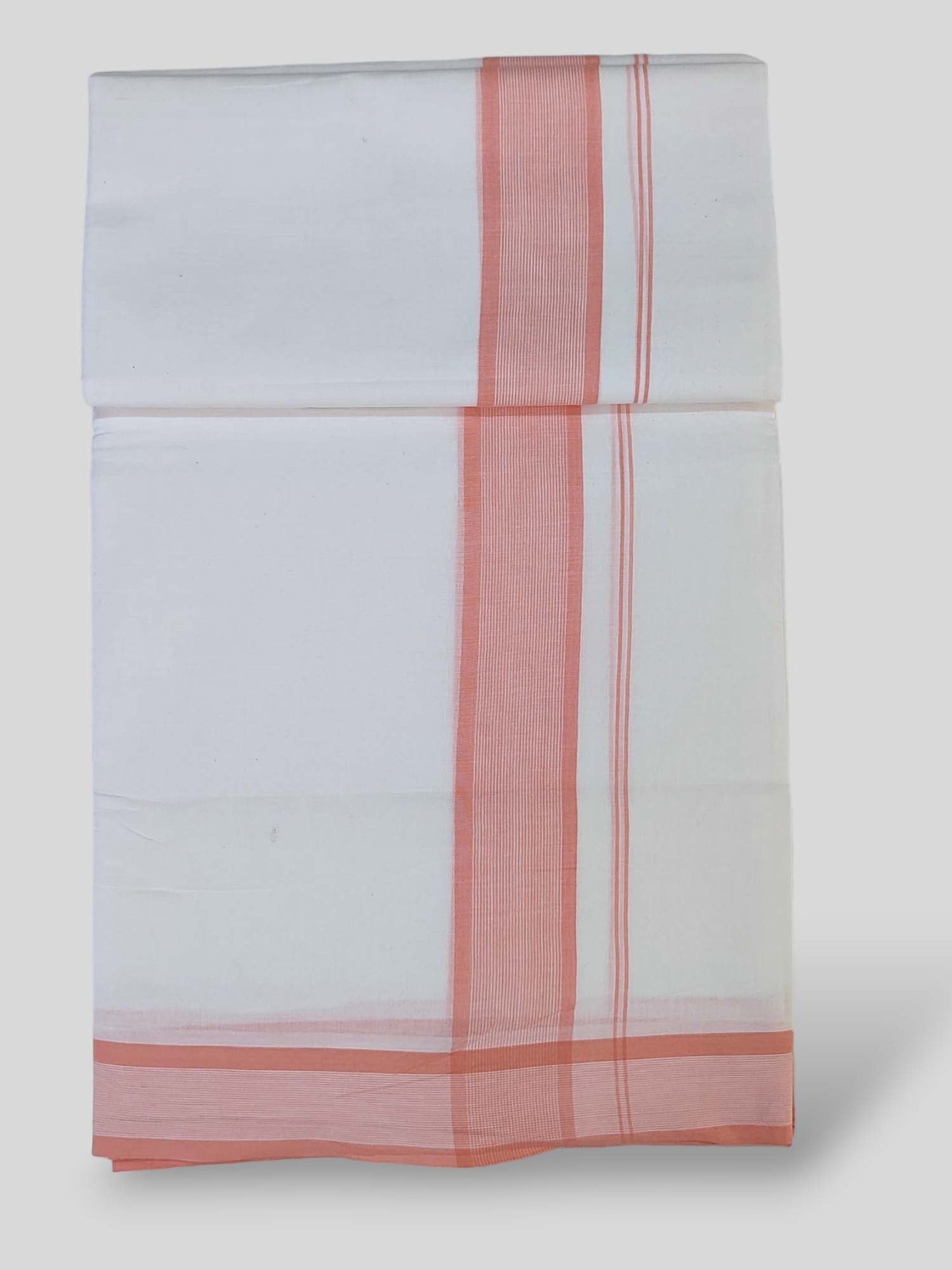 Cotton White Dhoti/Mundu for Men