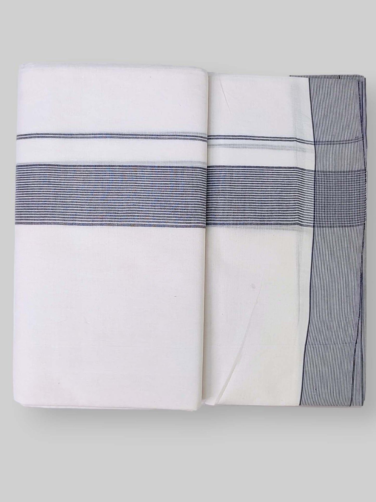 Cotton White Dhoti/Mundu for Men