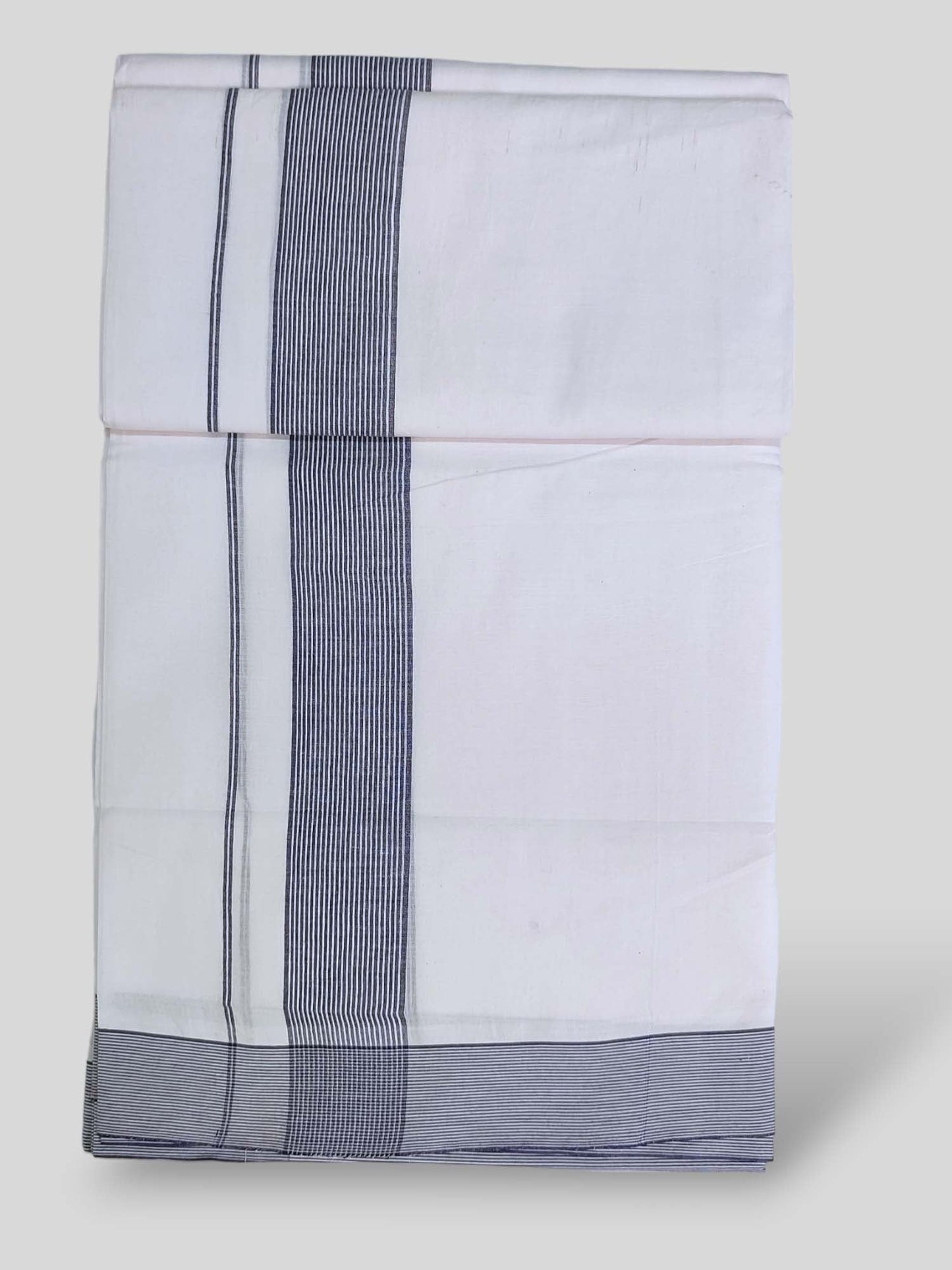 Cotton White Dhoti/Mundu for Men