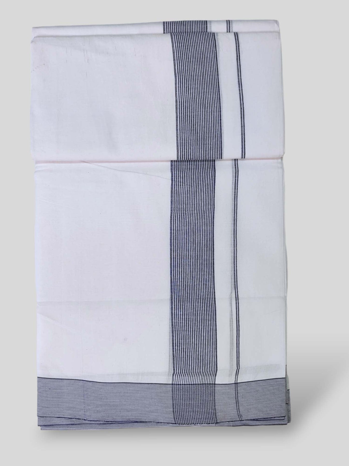 Cotton White Dhoti/Mundu for Men