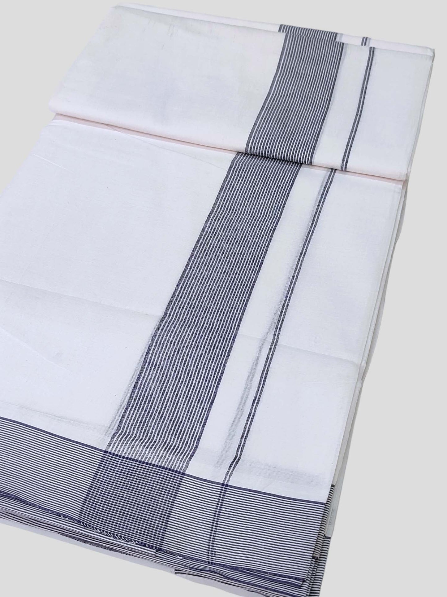 Cotton White Dhoti/Mundu for Men