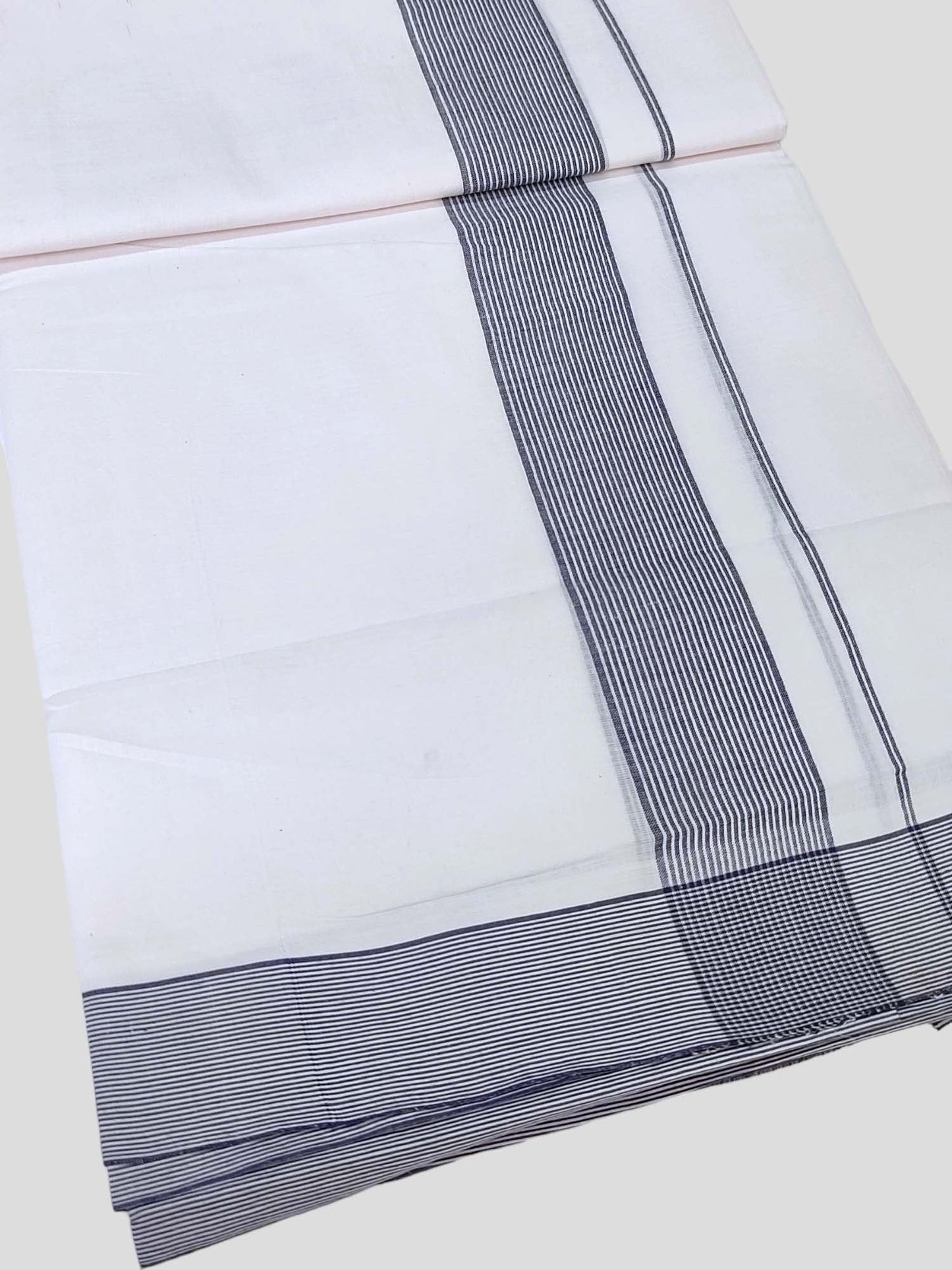 Cotton White Dhoti/Mundu for Men