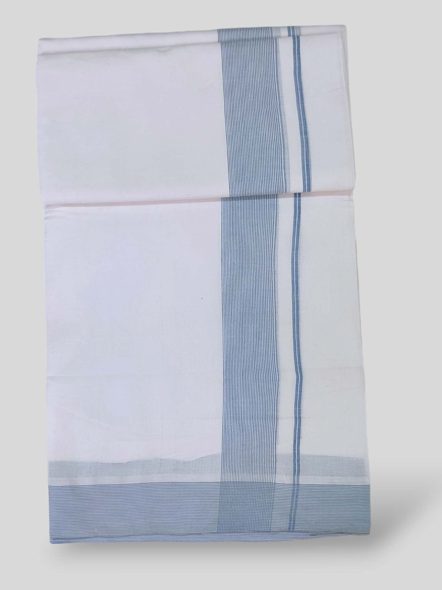 Cotton White Dhoti/Mundu for Men
