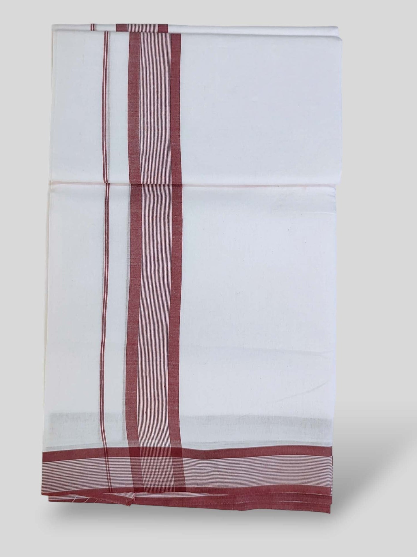 Cotton White Dhoti/Mundu for Men