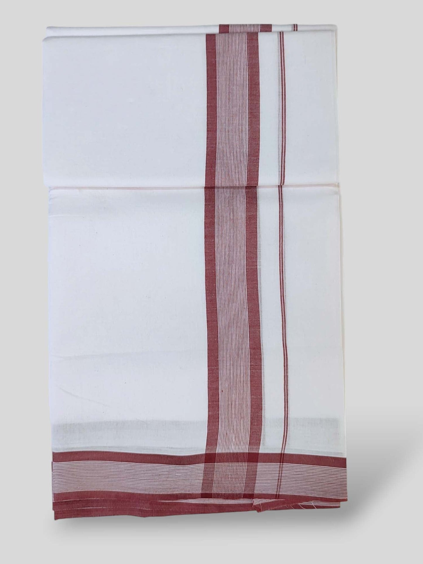 Cotton White Dhoti/Mundu for Men