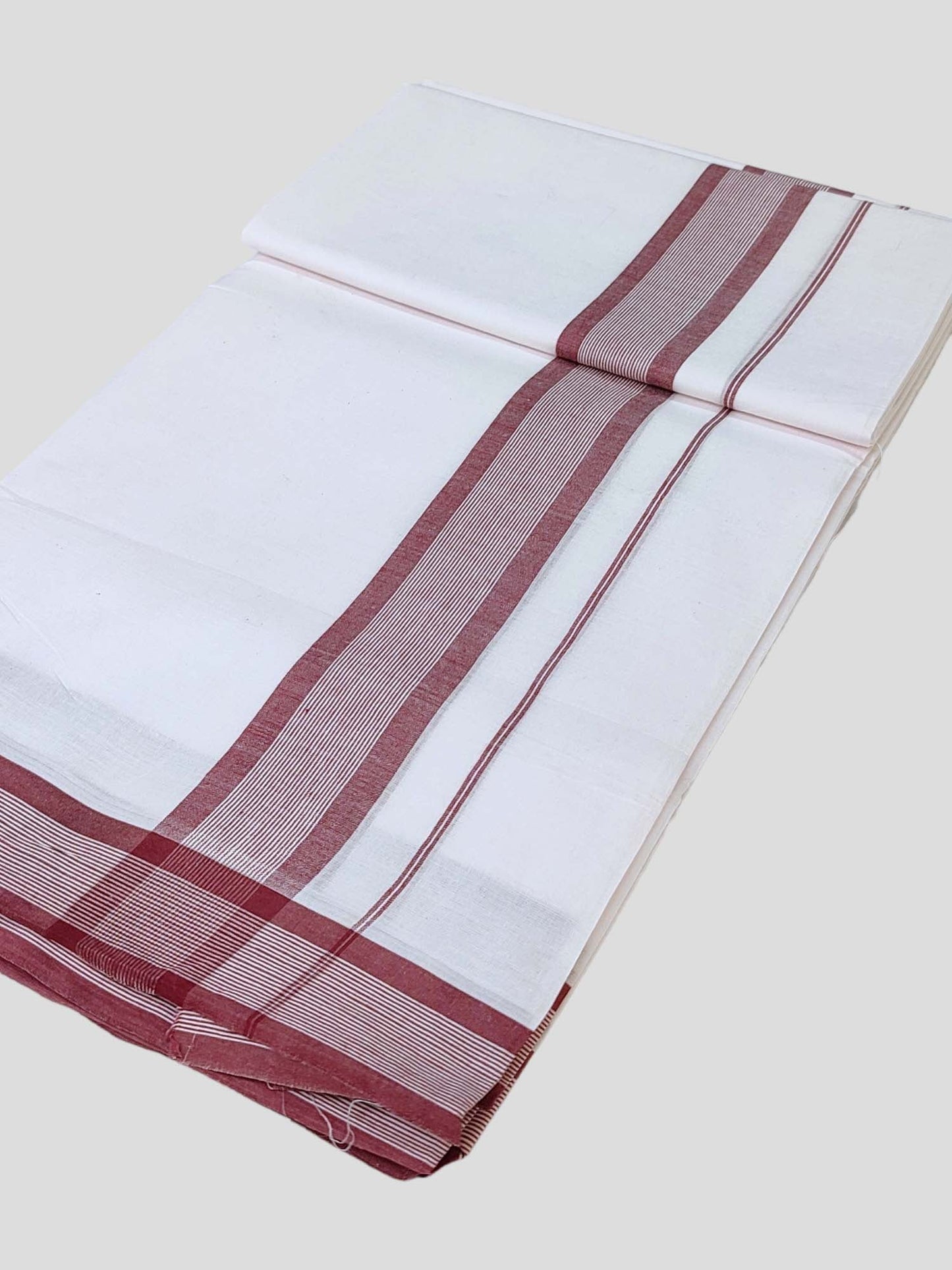 Cotton White Dhoti/Mundu for Men