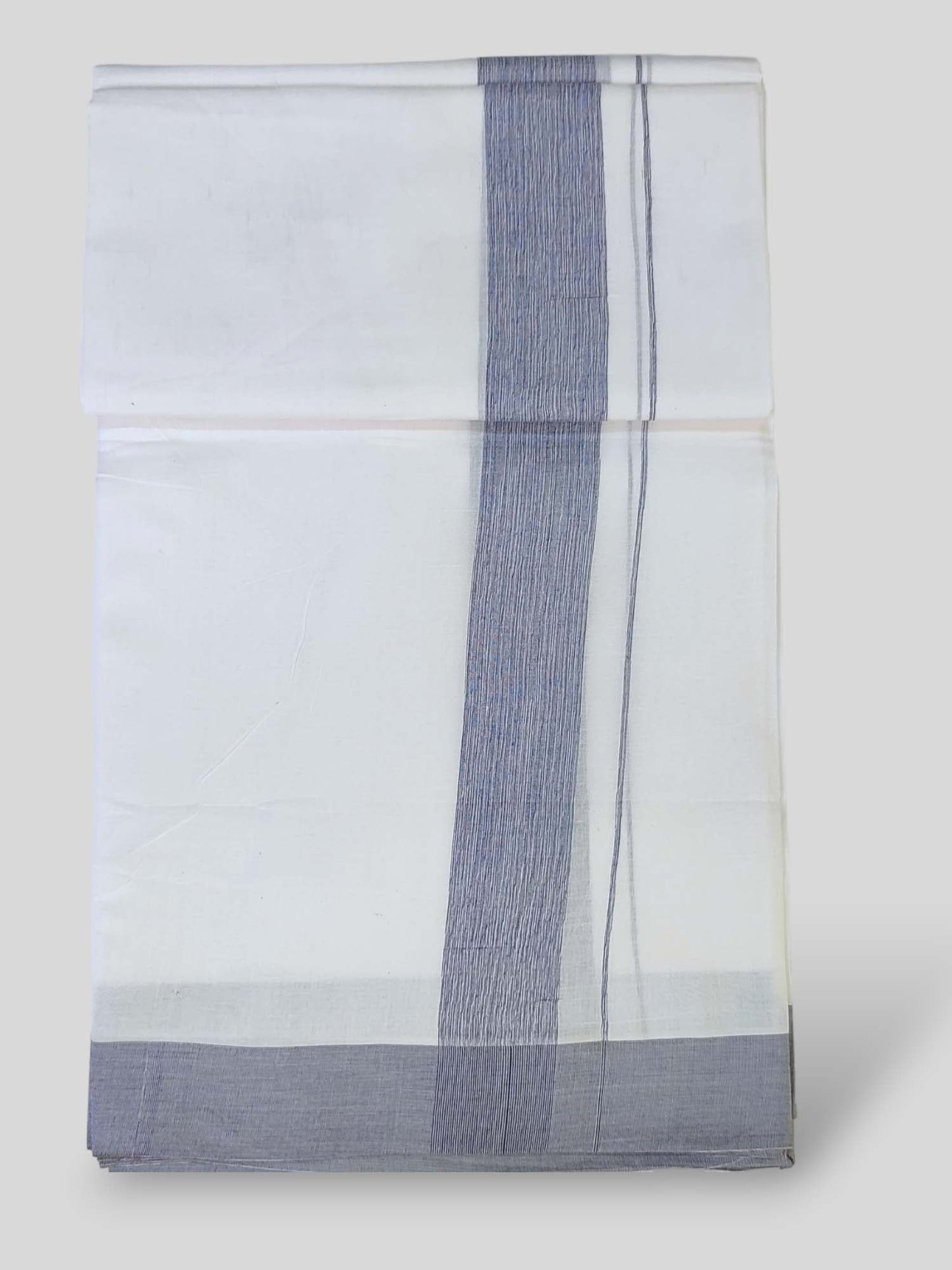 Cotton White Dhoti/Mundu for Men