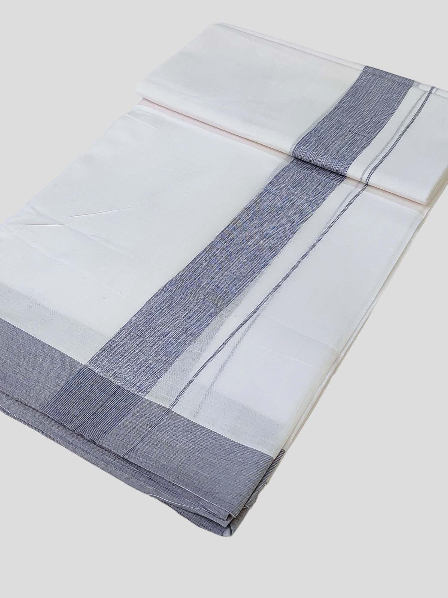Cotton White Dhoti/Mundu for Men