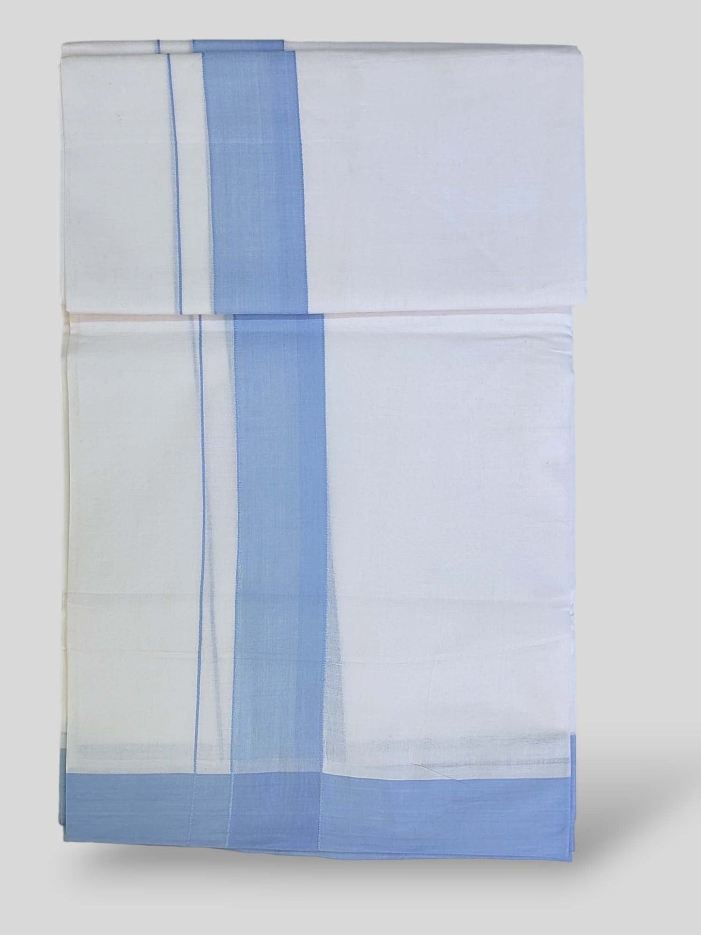 Cotton White Dhoti/Mundu for Men