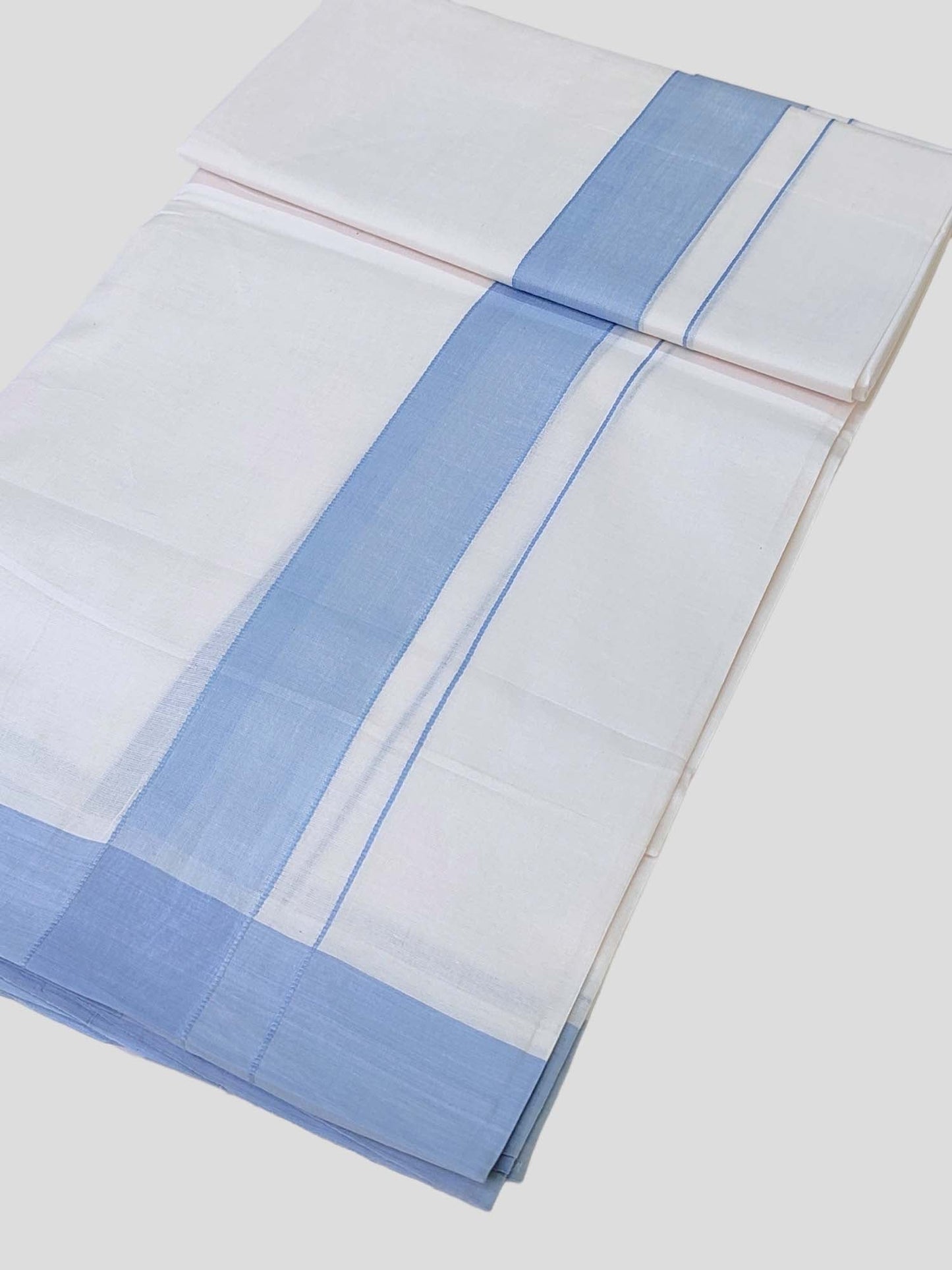 Cotton White Dhoti/Mundu for Men