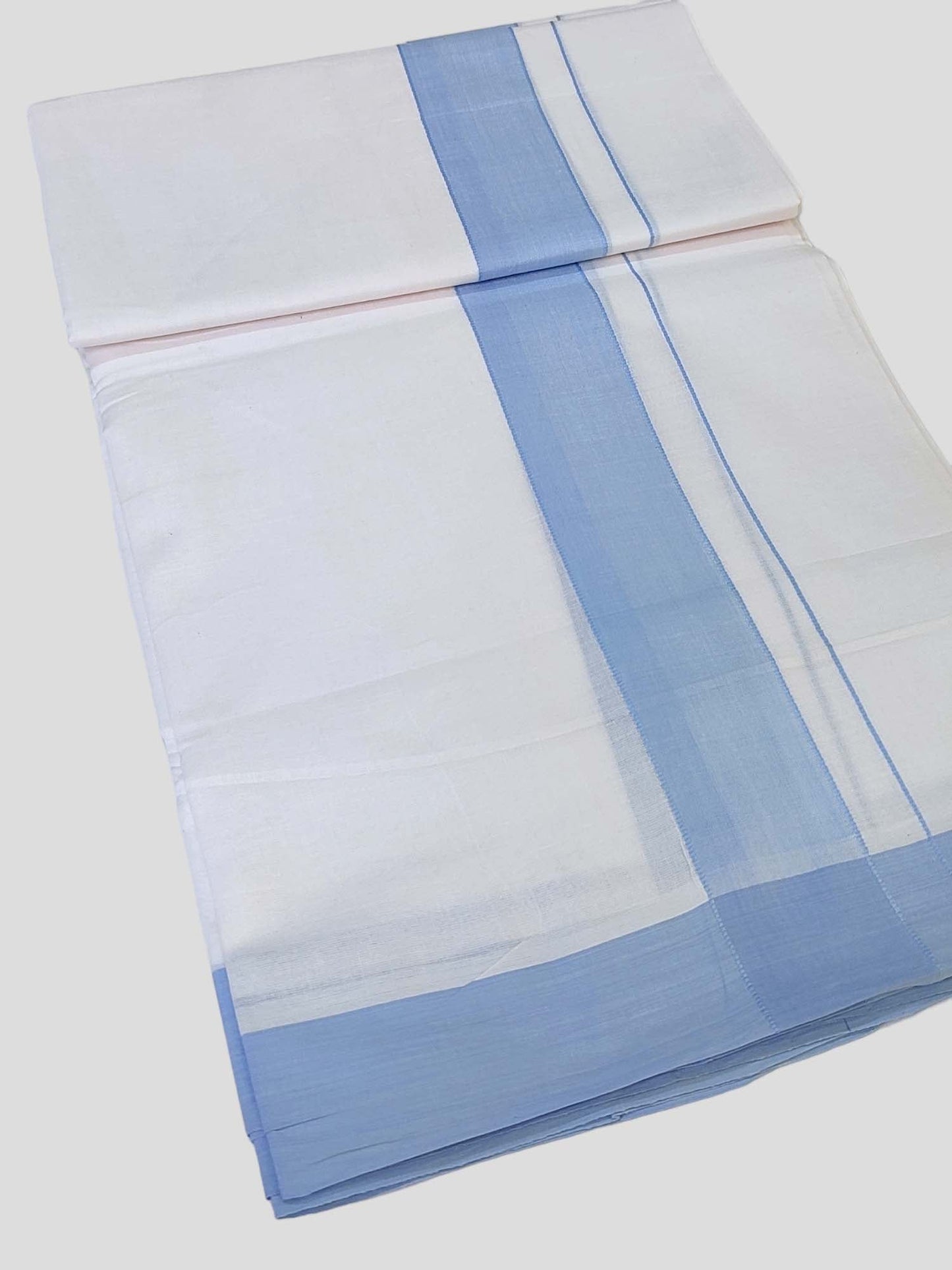 Cotton White Dhoti/Mundu for Men