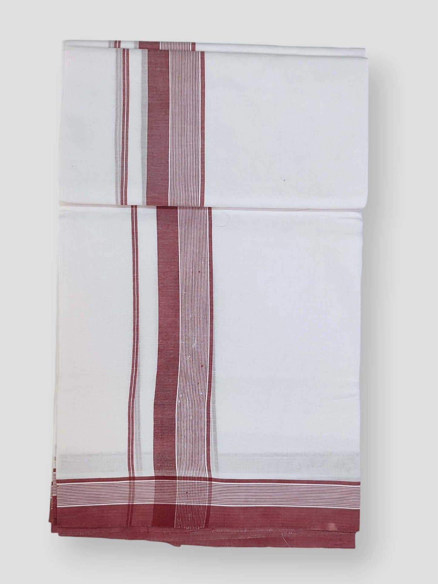Cotton White Dhoti/Mundu for Men