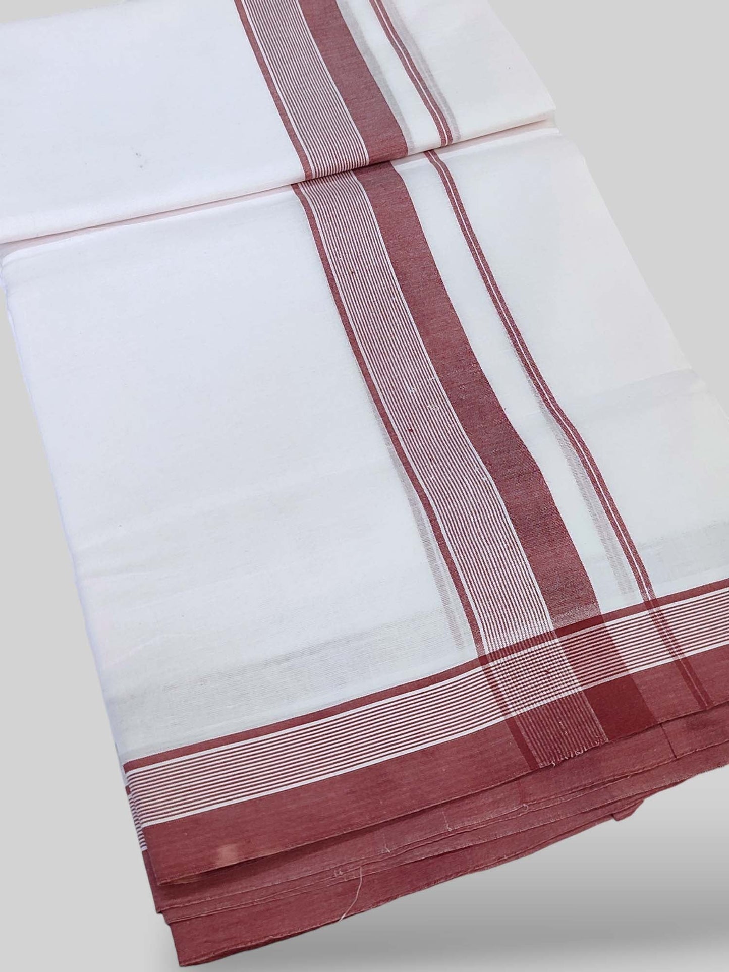 Cotton White Dhoti/Mundu for Men
