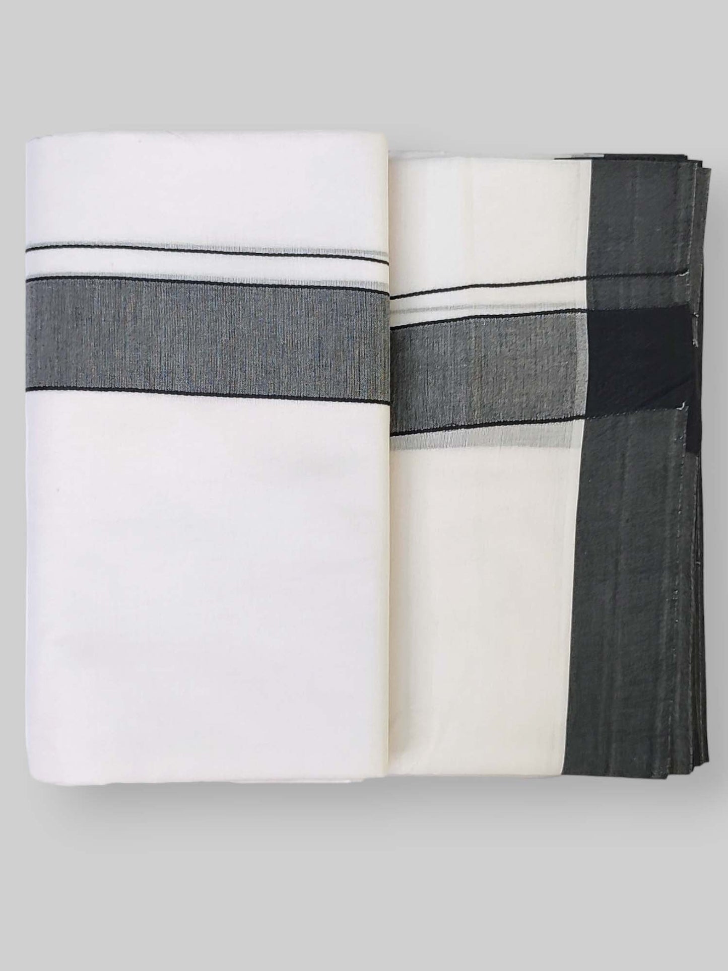 Cotton White Dhoti/Mundu for Men