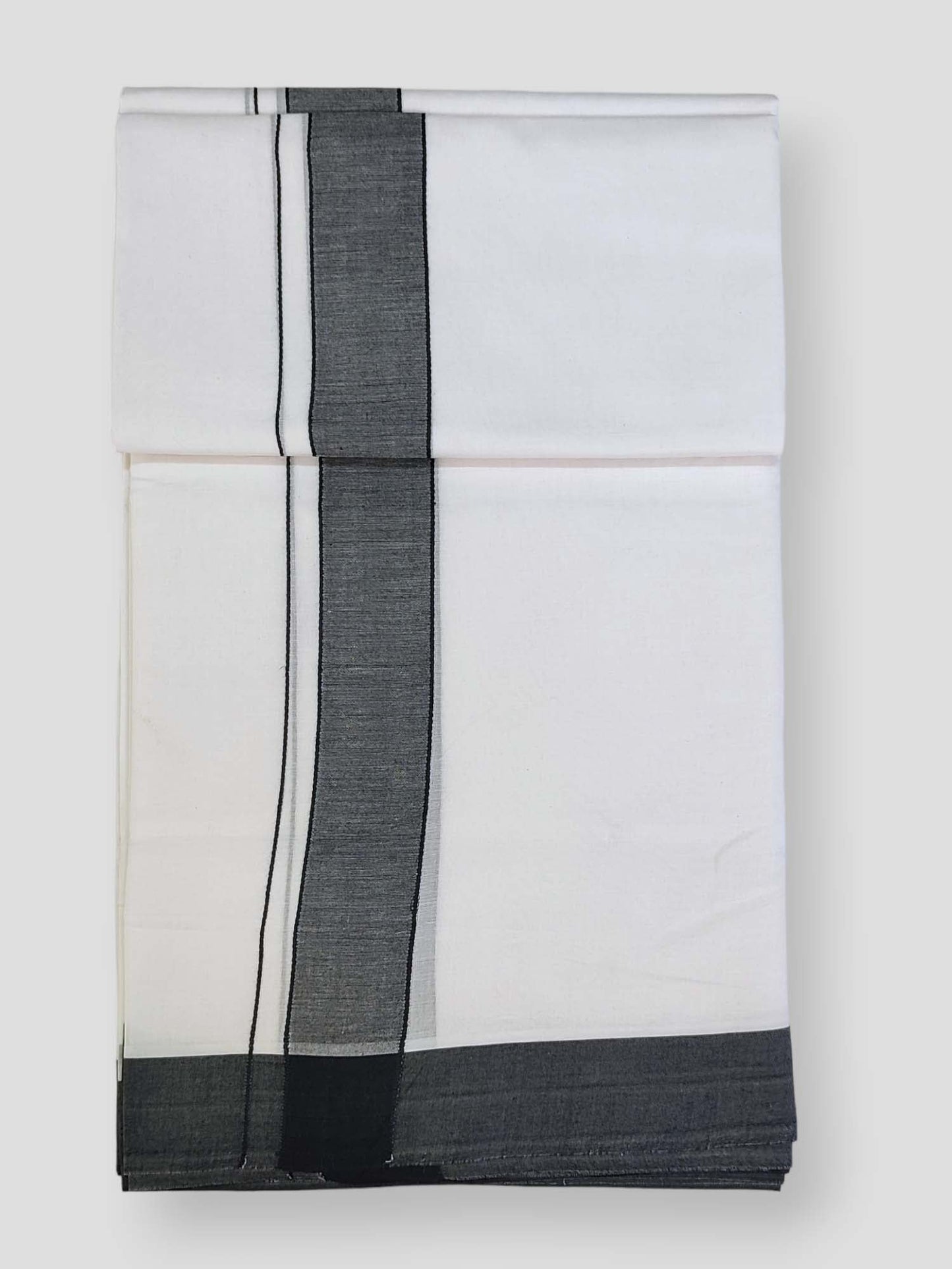 Cotton White Dhoti/Mundu for Men