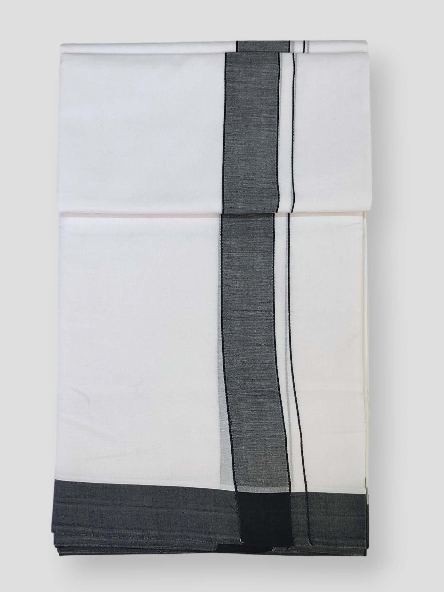 Cotton White Dhoti/Mundu for Men